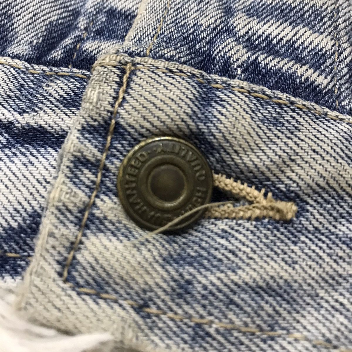 Japanese Brand Vintage Over Go Acid Wash Denim Jacket Size US M / EU 48-50 / 2 - 8 Thumbnail