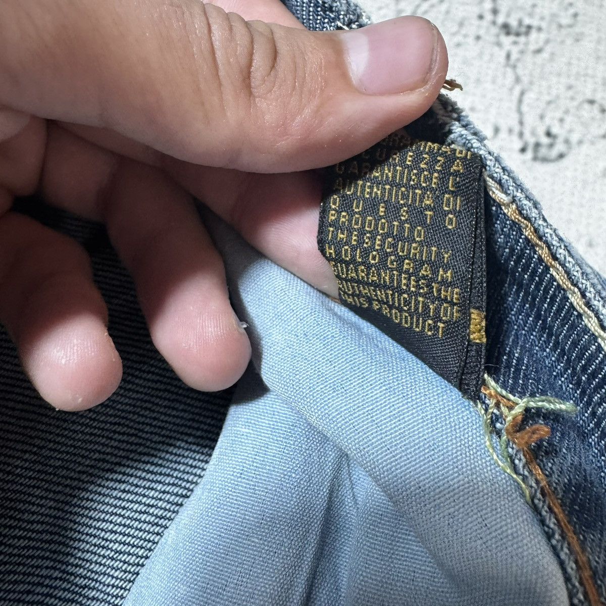 Just Cavalli just cavalli flared distressed jeans with big logo archive Size 29" - 12 Thumbnail