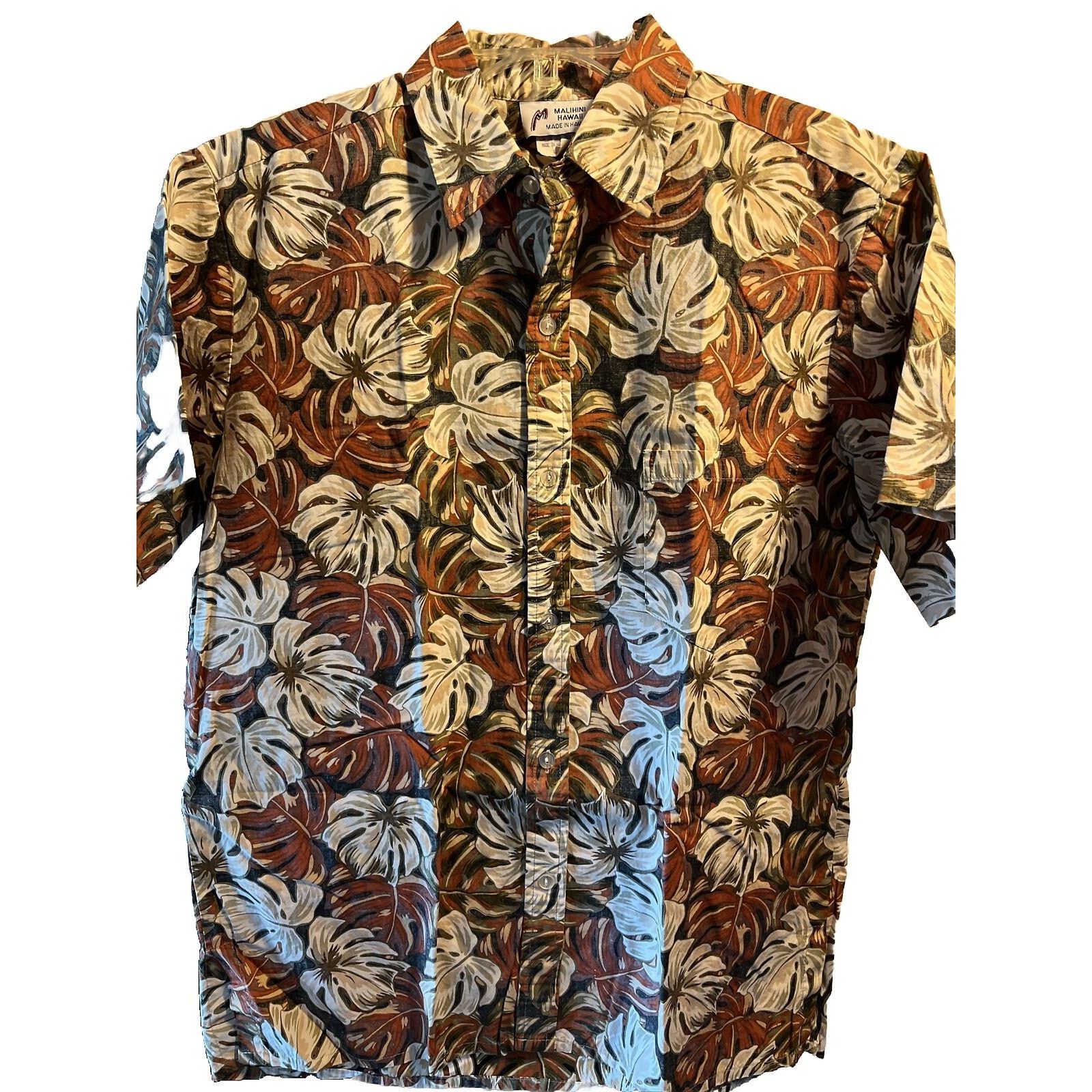 Other Malihini VTG Mens L White Red Monstera Cotton Hawaiian Shirt Size US L / EU 52-54 / 3 - 1 Thumbnail