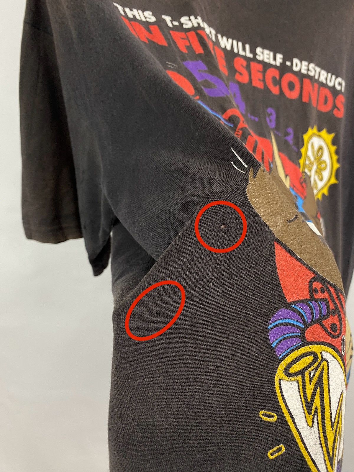 Cartoon Network × Vintage × Warner Bros Vintage 1992 Willie E Coyote This T-Shirt Will Self Destruct Size US XL / EU 56 / 4 - 11 Thumbnail