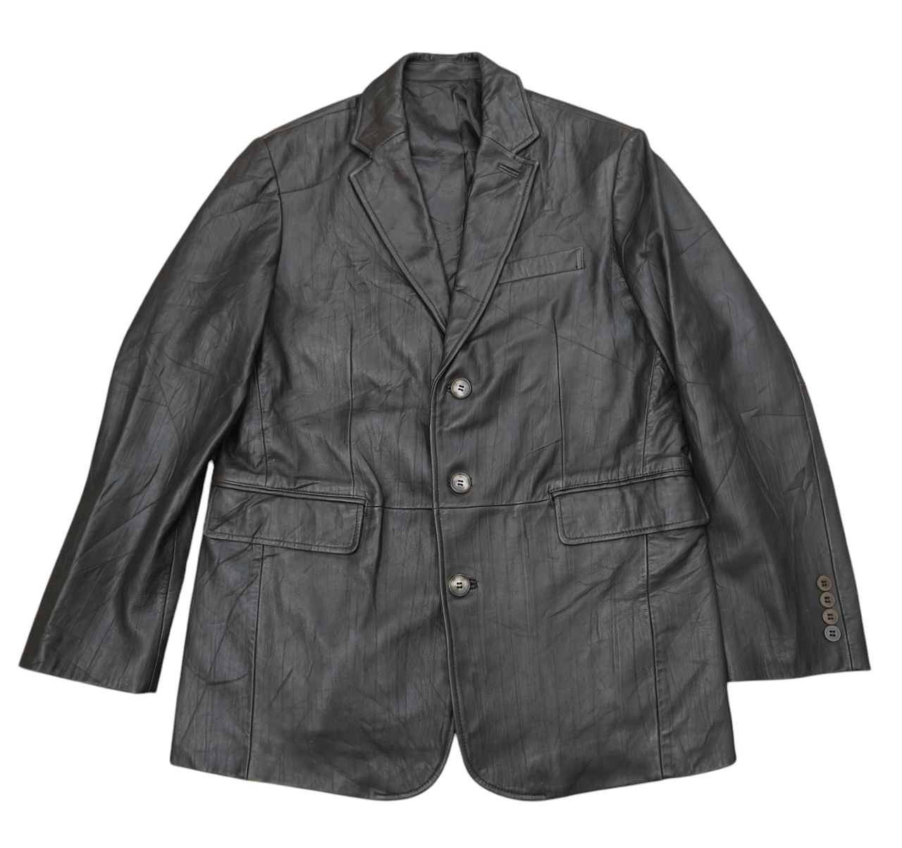 Japanese Brand Japan Gresham Sheepskin Leather Blazer Size M / US 6-8 / IT 42-44 - 2 Thumbnail