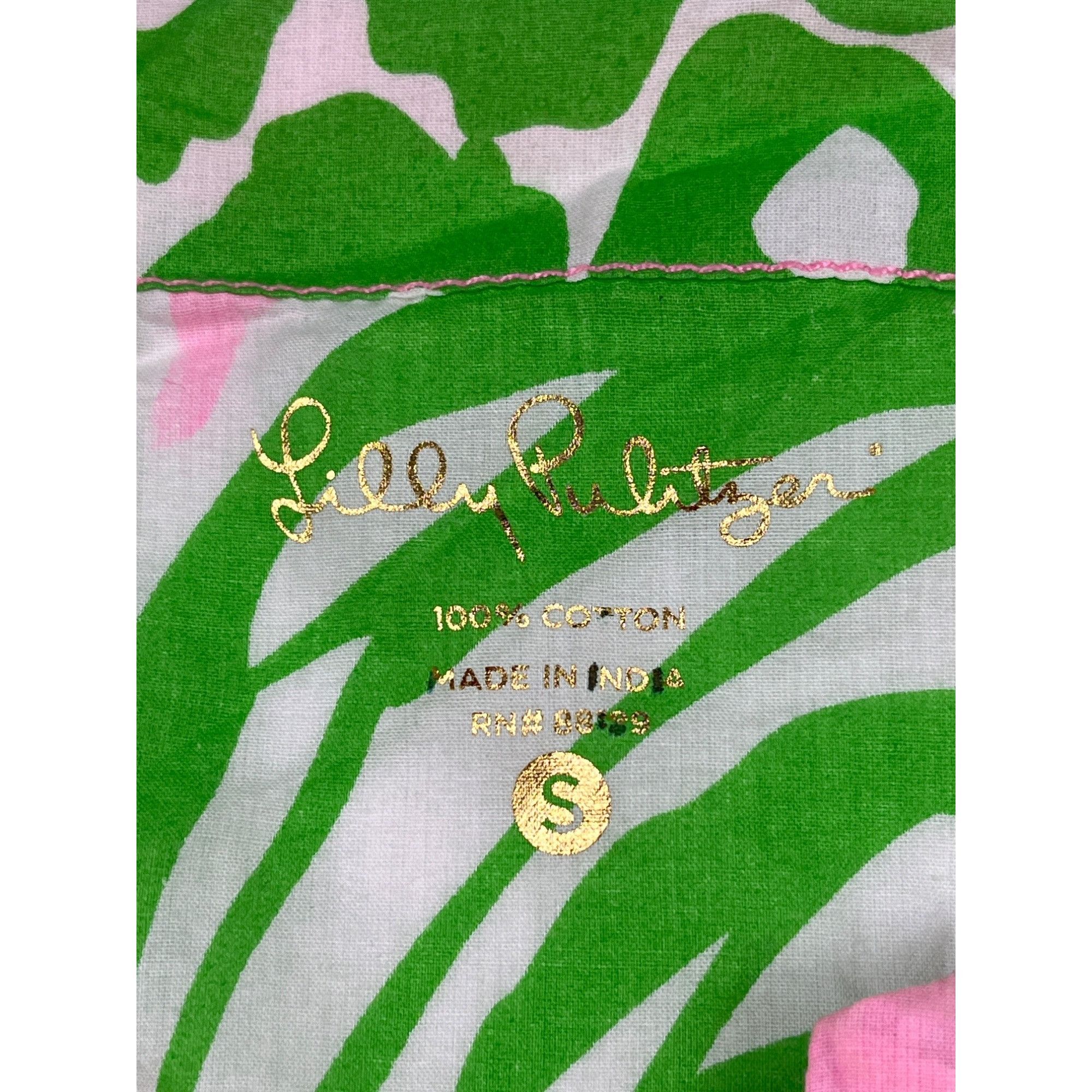Lilly Pulitzer Lilly Pulitzer SKU 7934 Womens Pink Green Pineapple Print C Size S / US 4 / IT 40 - 9 Thumbnail