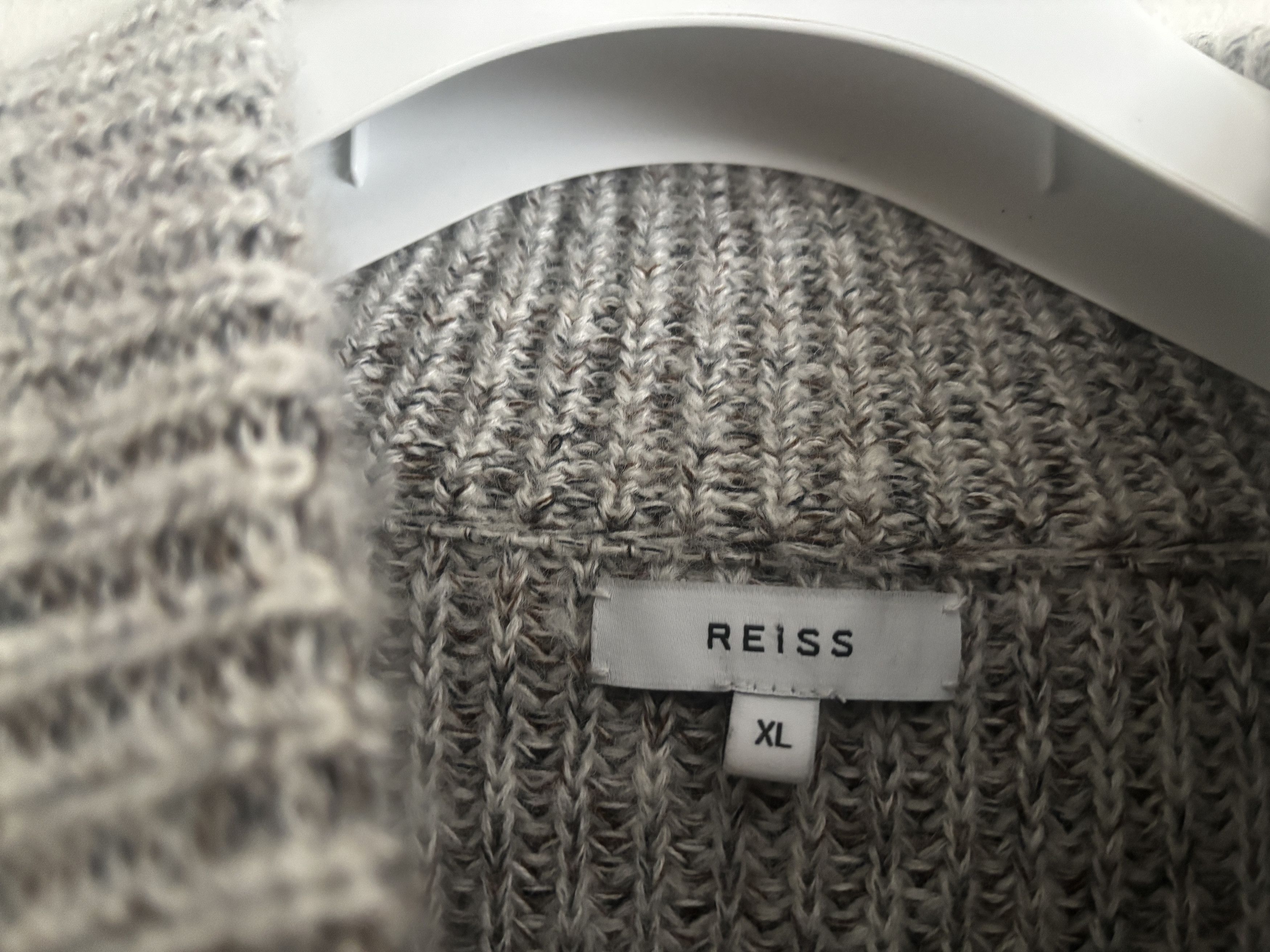 Reiss $225 Wool Cotton Mohair Cardigan Sweater (Valstarino) L- XL Size US XL / EU 56 / 4 - 5 Thumbnail
