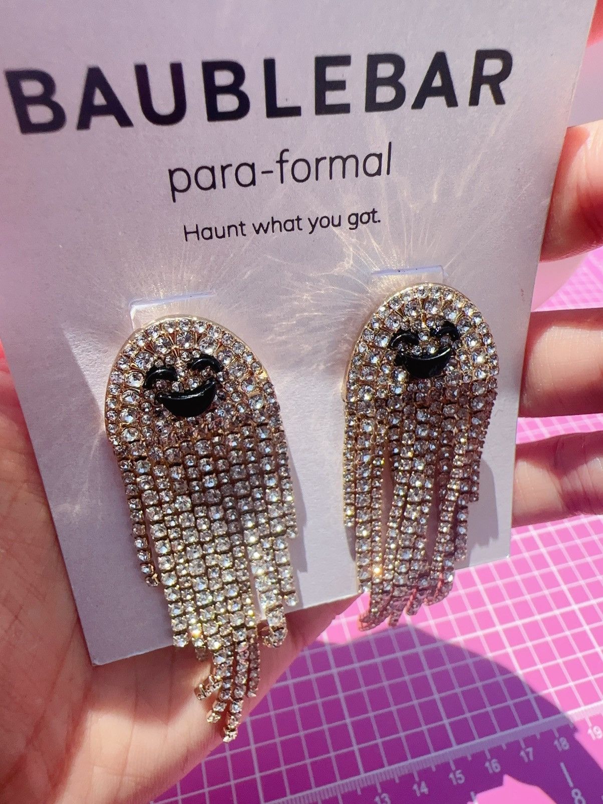 Designer Baublebar crystal diamond paved ghost para-formal Haunt what Size ONE SIZE - 5 Thumbnail