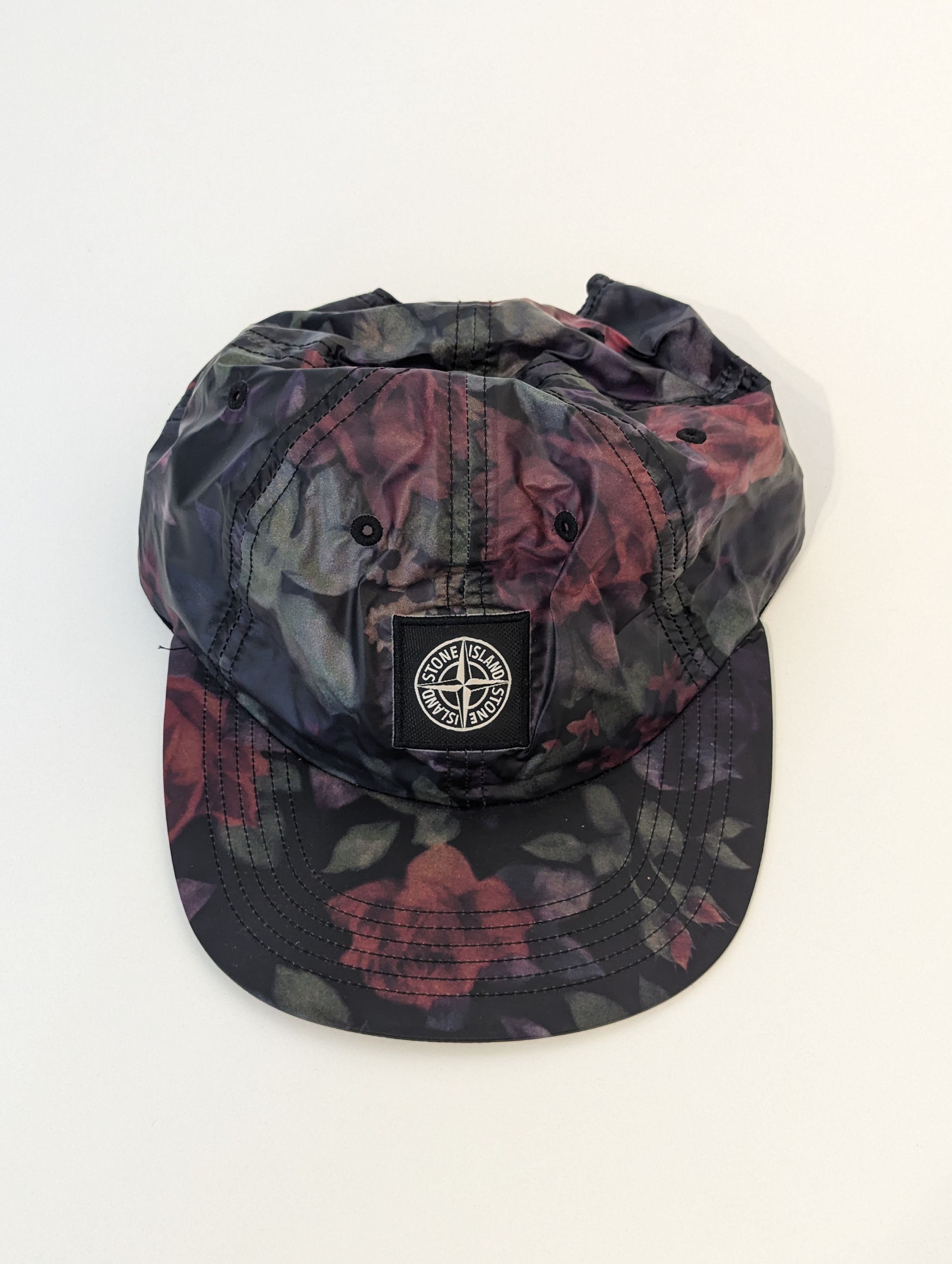 Stone Island × Supreme Supreme x Stone Island 6-Panel Hat - Floral Black Size ONE SIZE - 2 Thumbnail