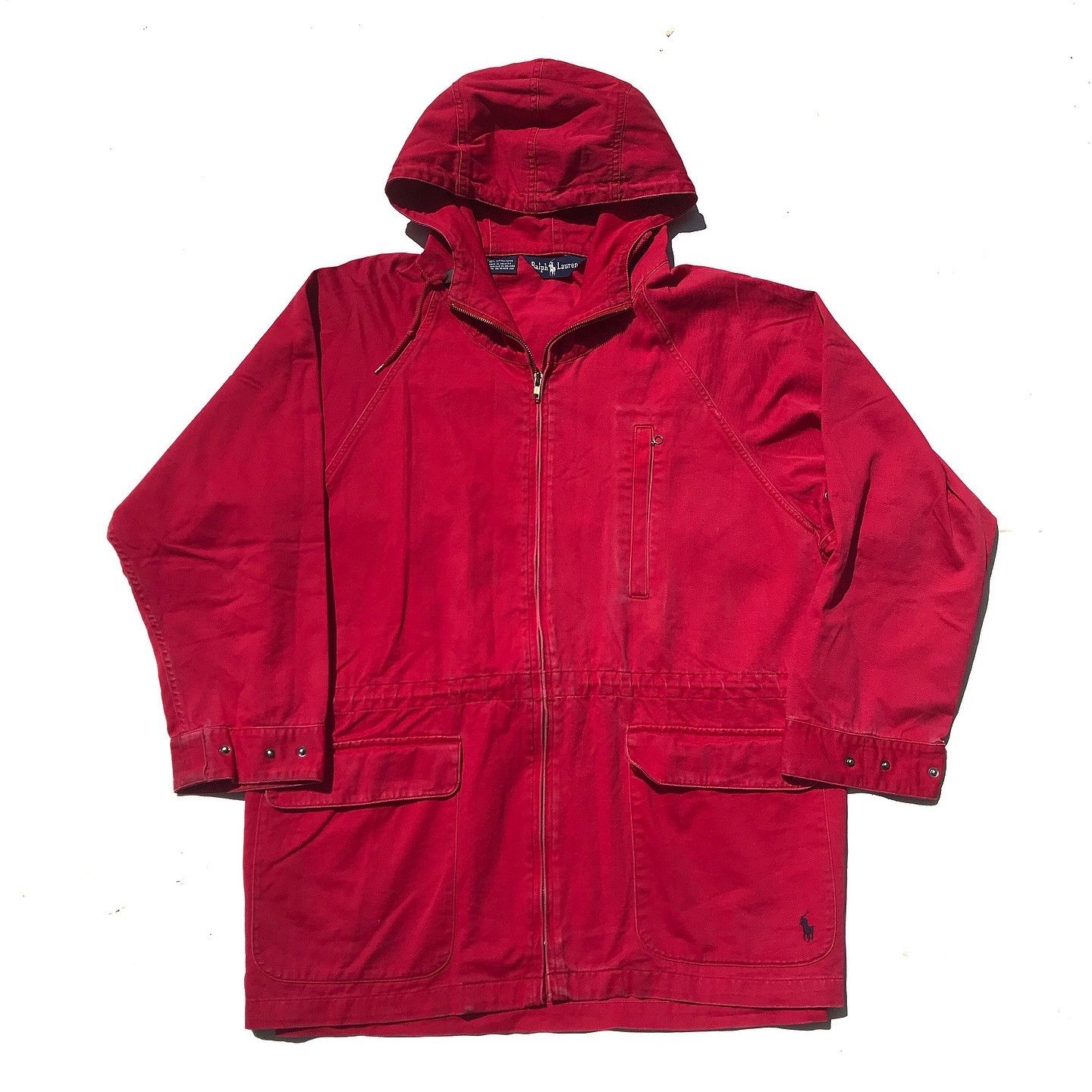 RRL Ralph Lauren × Ralph Lauren × Vintage Vintage 90s Ralph Lauren RL VINTAGE Chore Jacket duck cotton Size US L / EU 52-54 / 3 - 3 Thumbnail
