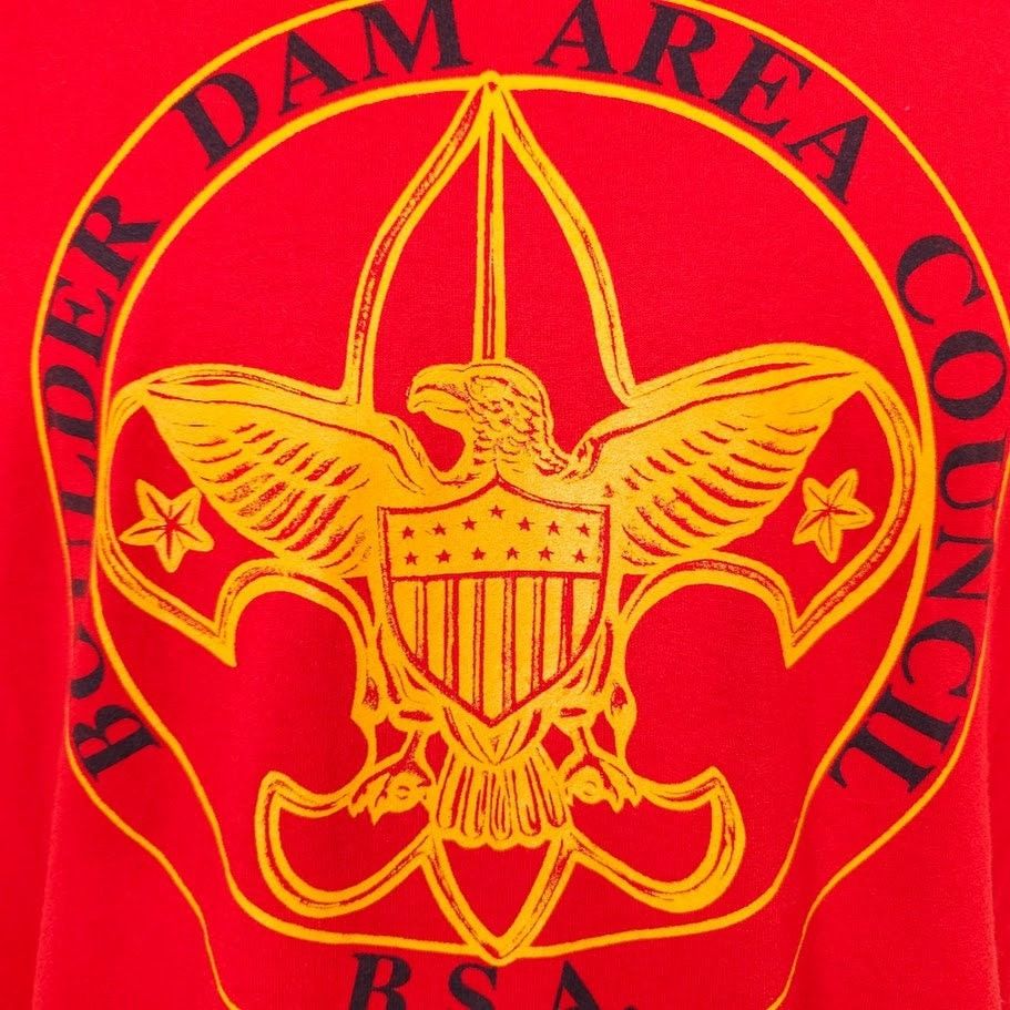Vintage Vintage Boy Scouts T Shirt Mens Size Medium Red 80s Boulder Size US M / EU 48-50 / 2 - 2 Thumbnail