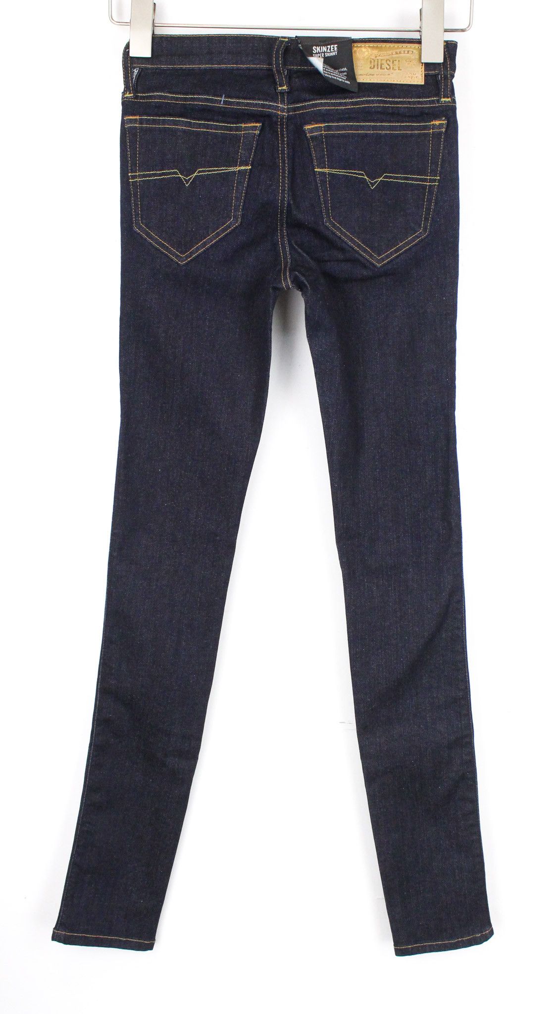 Diesel SKINZEE 0813C W23/L32 Blue Stretch Jeans 70468 Size 23" - 2 Thumbnail