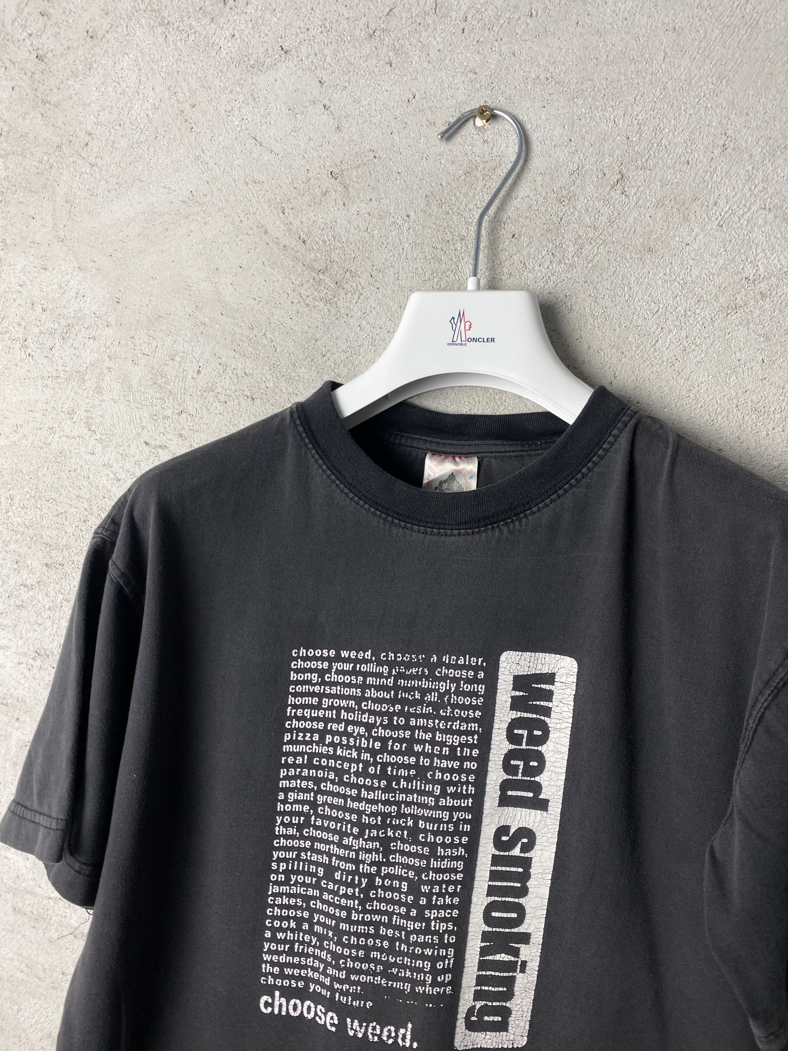 Vintage Vintage weed smoking t-shirt tee printed vintage Size US M / EU 48-50 / 2 - 2 Thumbnail