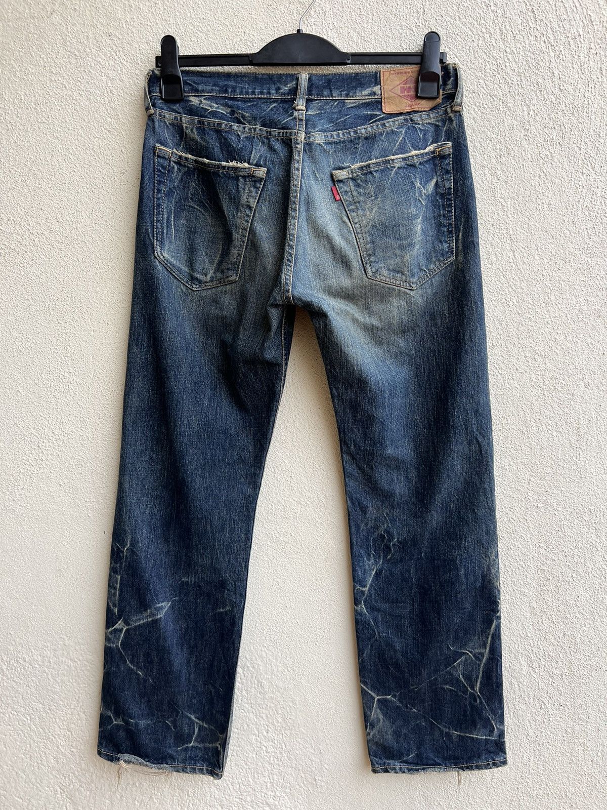 Hysteric Glamour Vintage HG Distress Rips Dirty Mud Denim Bush Jeans Size US 30 / EU 46 - 21 Thumbnail