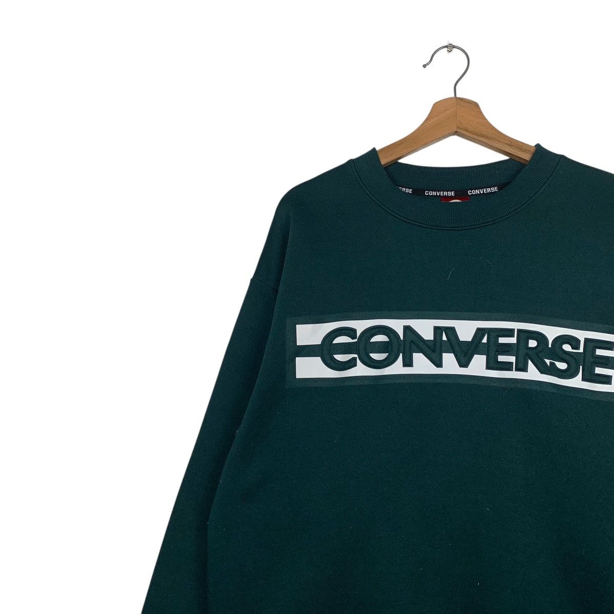 Converse Converse Big Logo Green Sweatshirt Size US M / EU 48-50 / 2 - 6 Thumbnail