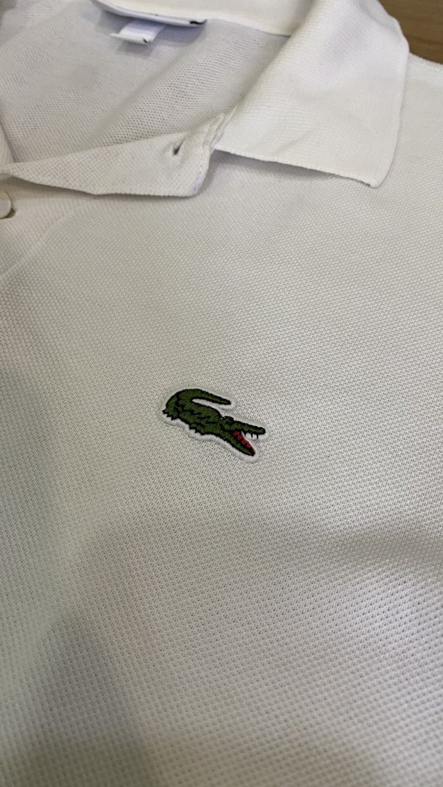 Lacoste Lacoste L1212AL Classic Fit White Polo Shirt Size US XS Size US XS / EU 42 / 0 - 3 Thumbnail