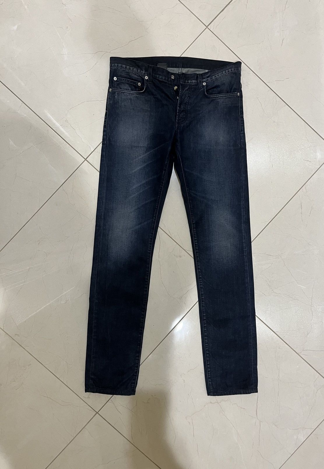 Dior Homme Slim Denim Jeans Kris Van Assche Era Dark Wash