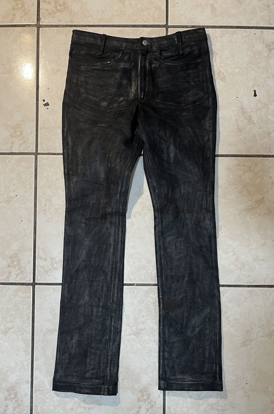 G0THCHAINS 1 of 1 waxed denim