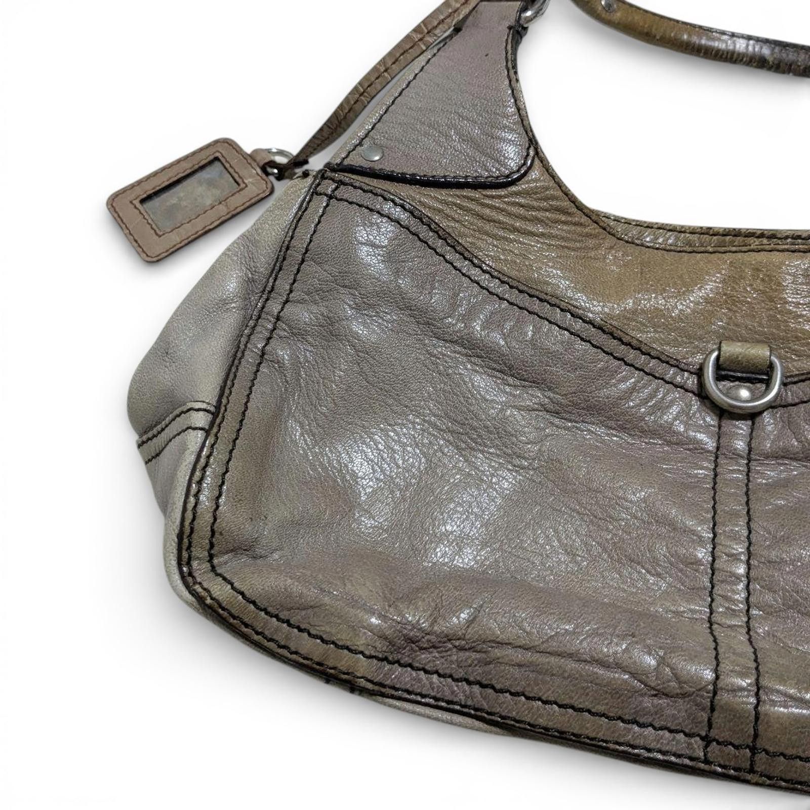 Miu Miu Miu Miu - Taupe Leather Shoulder Bag 00s Size ONE SIZE - 3 Thumbnail