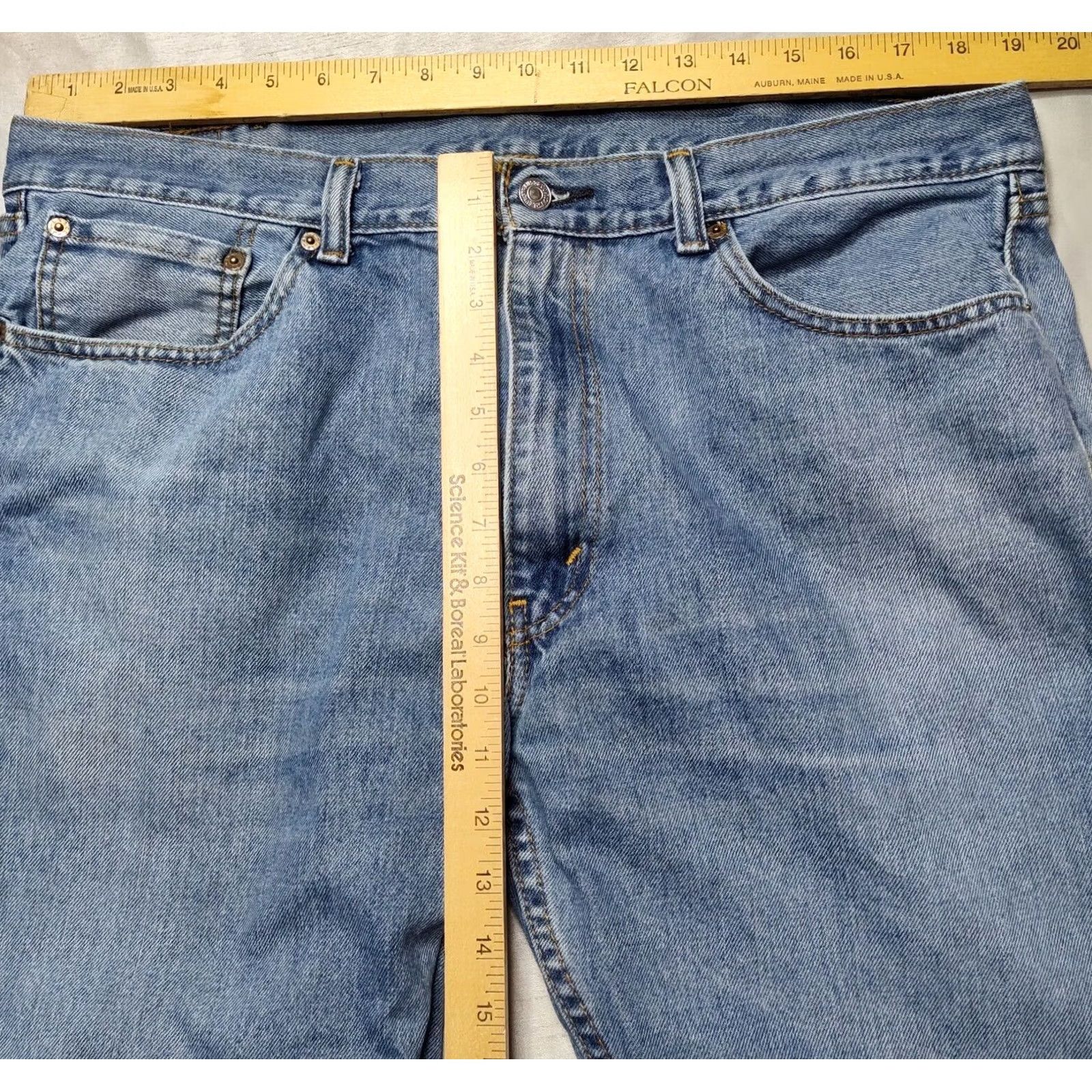 Levi's VTG Levi's 505 Jeans Men 38X30 Regular Denim Straight Leg 100% Cotton Blue Jeans Mens Regular Fit Vintage 505 Model Polo? Size US 38 / EU 54 - 6 Thumbnail