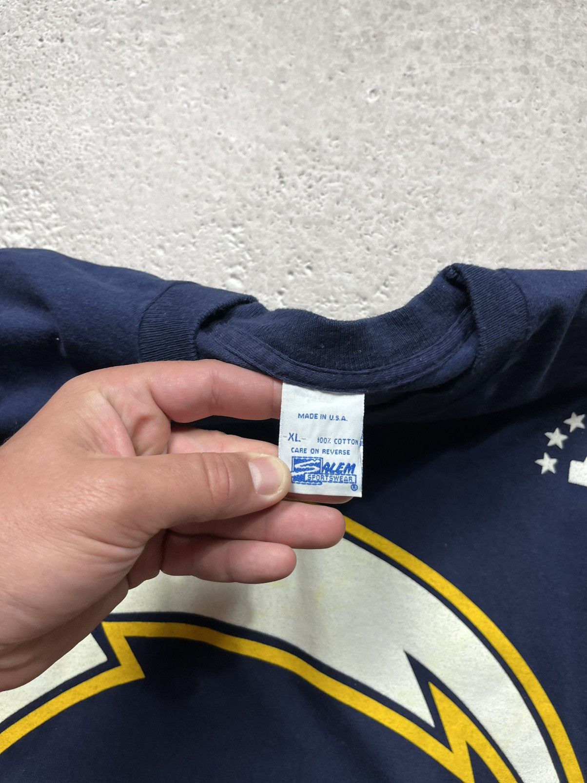 NFL × Vintage Vintage 1995 San Diego Chargers NFL T-Shirt XL USA Made Tee Size US XL / EU 56 / 4 - 9 Thumbnail