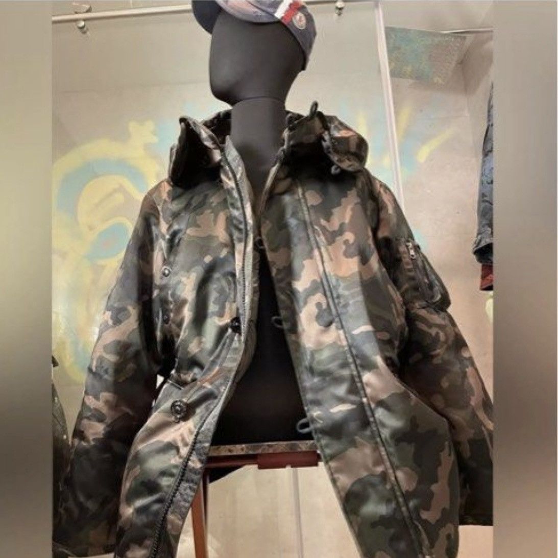 Moncler Moncler Ronier Giubboto Camouflage Down Jacket Size US XXL / EU 58 / 5 - 1 Thumbnail