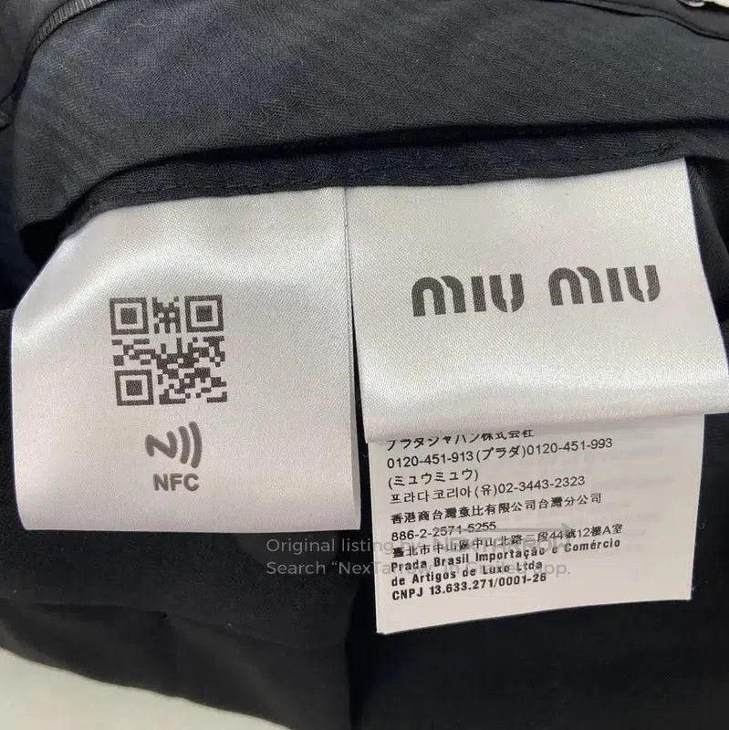 Miu Miu Miu Miu Black Wool Summer Shorts . Size 23" - 8 Thumbnail