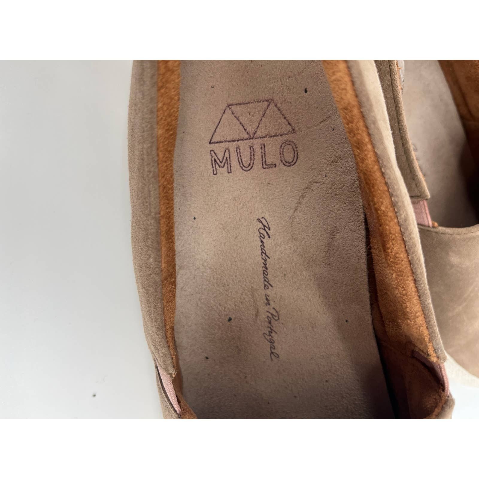 MULO Mulo Men's Suede Espadrilles Slip On Shoes Sz 8 Tan Size US 8 / EU 41 - 10 Thumbnail