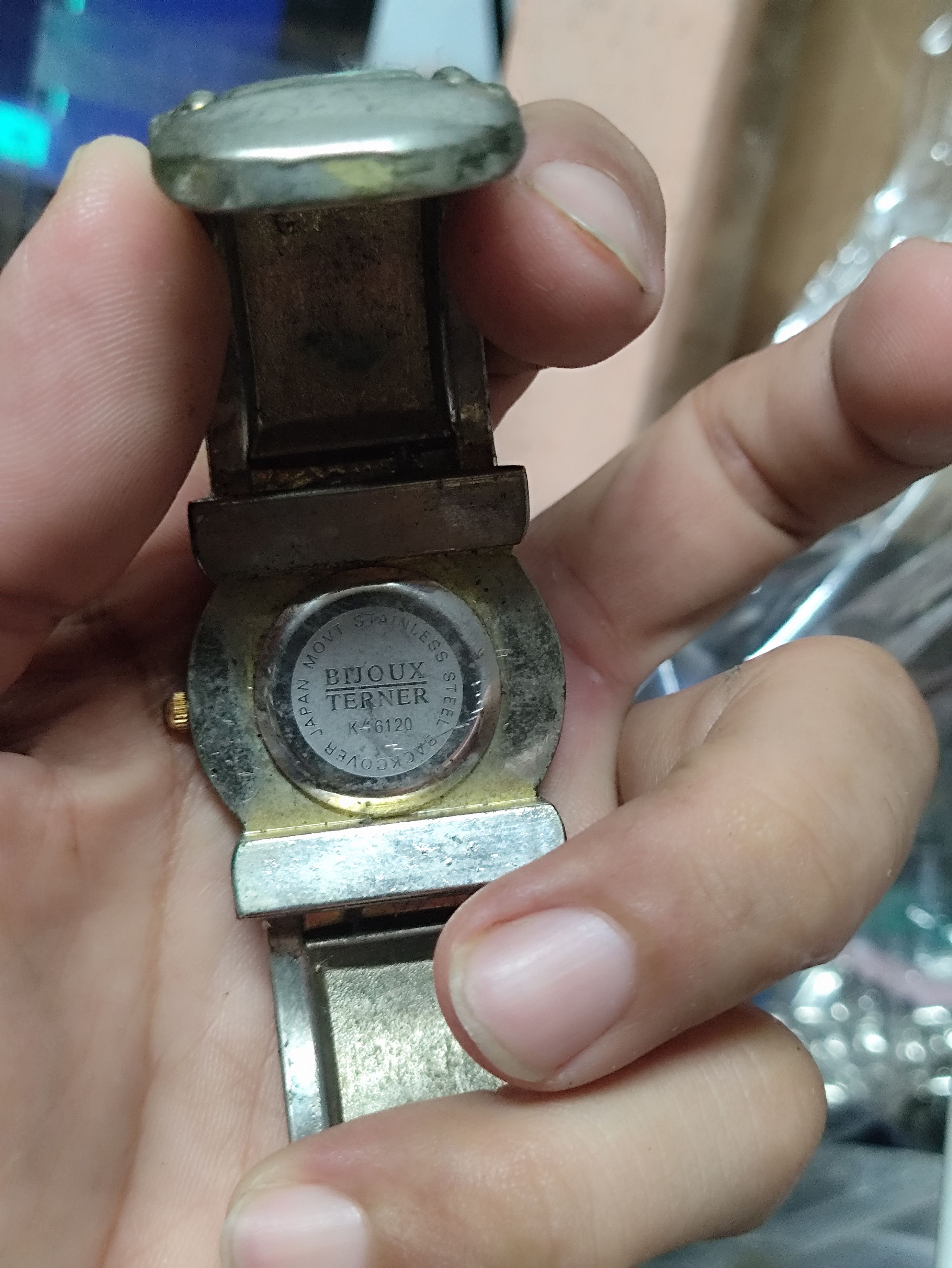 Japanese Brand × Vintage Bijour Terner (K46120) Vintage Steel Art Design Watch Size ONE SIZE - 9 Thumbnail