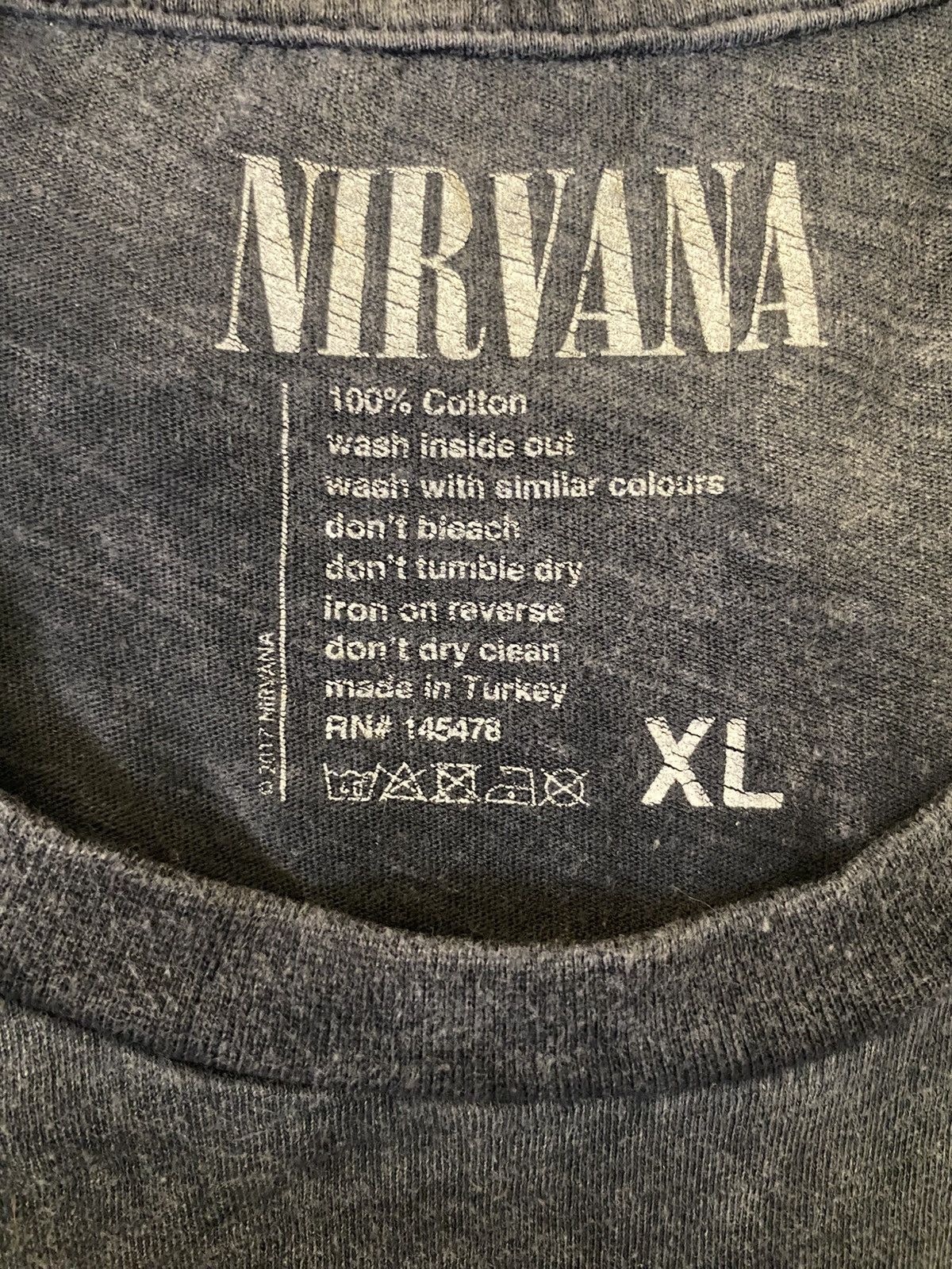 Vintage 2007年 NIRVANA SMILE Tシャツ ニルヴァーナ 黒 ブラック L BLACK スマイル ヴィンテージ トリプルエー  AAA SMILEY - ブランド古着の買取販売フォーサイト オンラインストア
