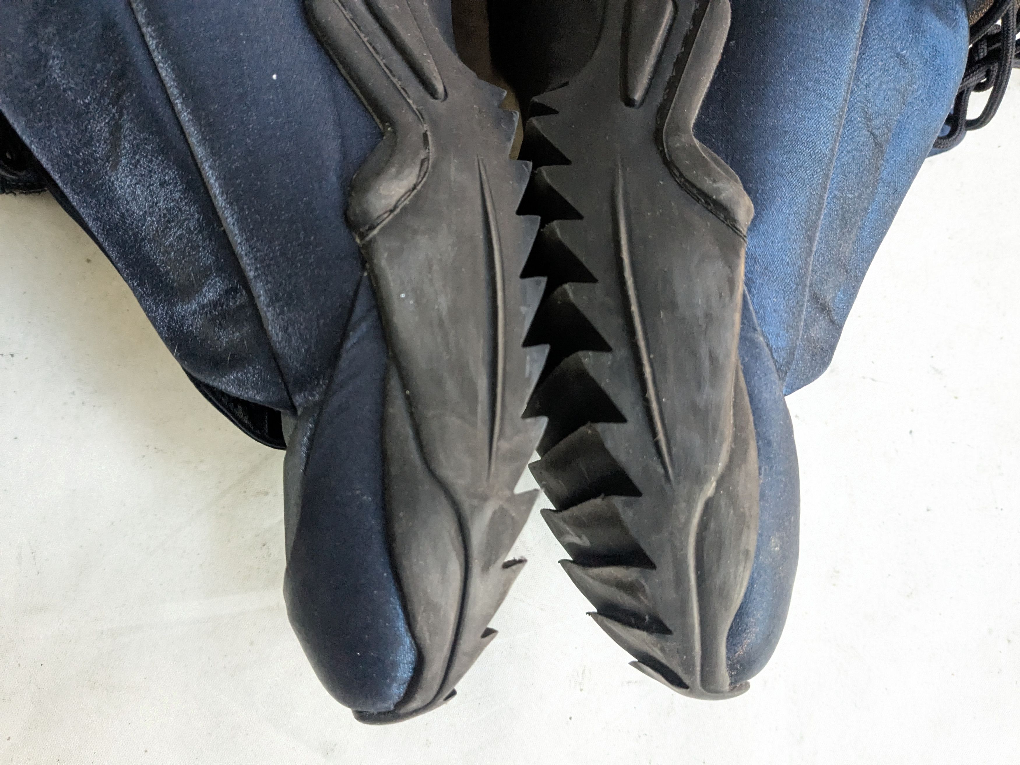 Maison Margiela Maison Margiela New Future Navy Blue 11 44 Nylon High Tops Size US 11 / EU 44 - 11 Thumbnail