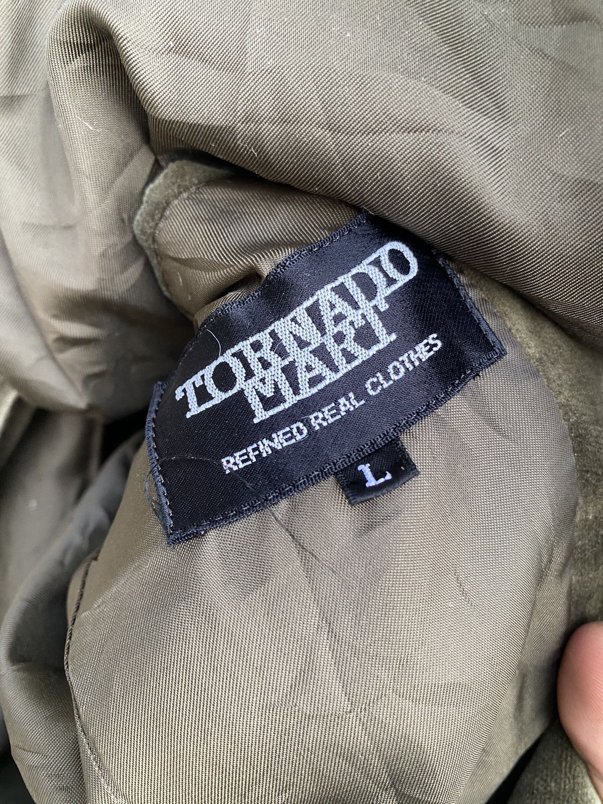 Tornado Mart 🔥 Distresed 🔥 Vintage Tornado Mart Velvet Jacket Size L / US 10 / IT 46 - 8 Thumbnail