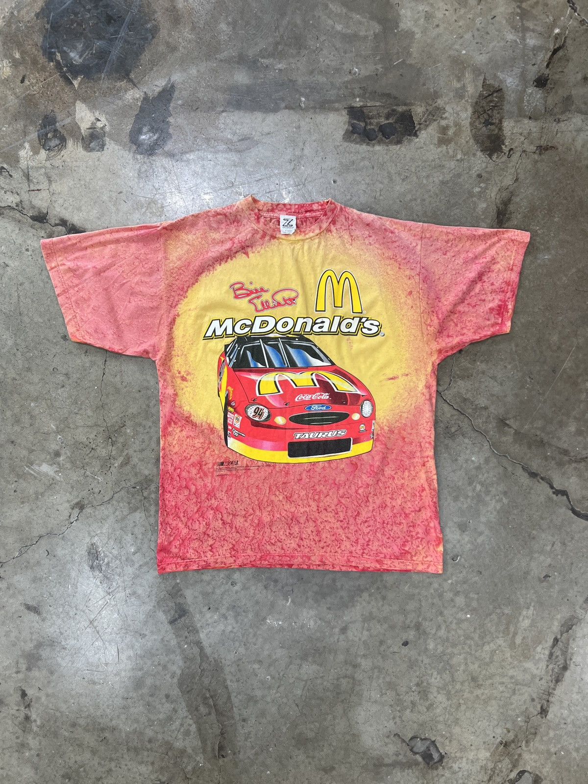 NASCAR Vintage 1999 NASCAR Bill Elliott McDonald's Racing Tee XL Size US XL / EU 56 / 4 - 2 Thumbnail