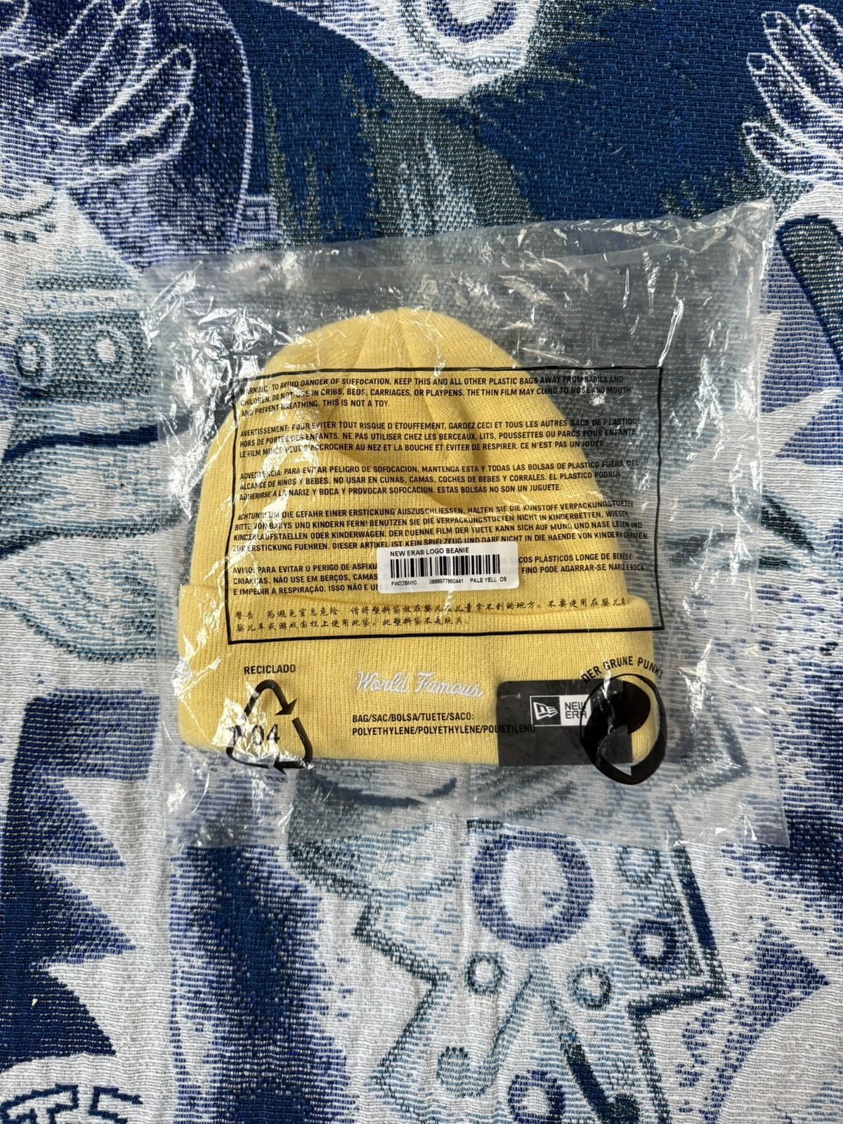 Supreme Supreme Box Logo Beanie Yellow Size ONE SIZE - 2 Thumbnail