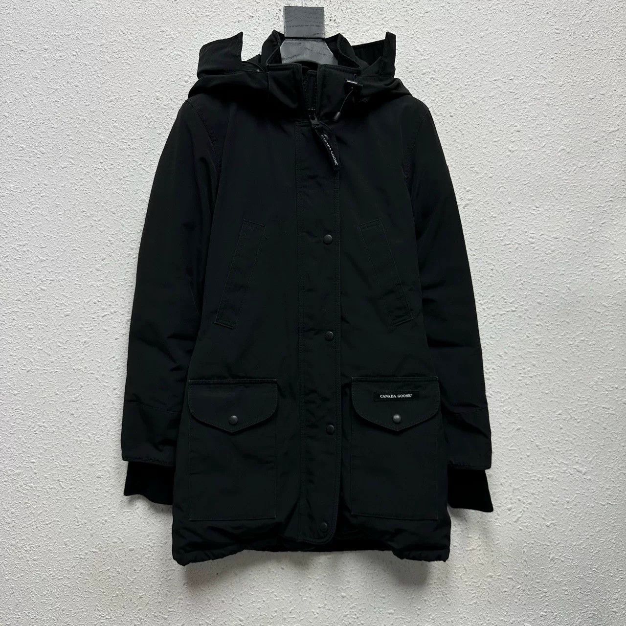 Canada Goose black parka coat with hood Size XXS / US 00 / IT 34 - 1 Thumbnail