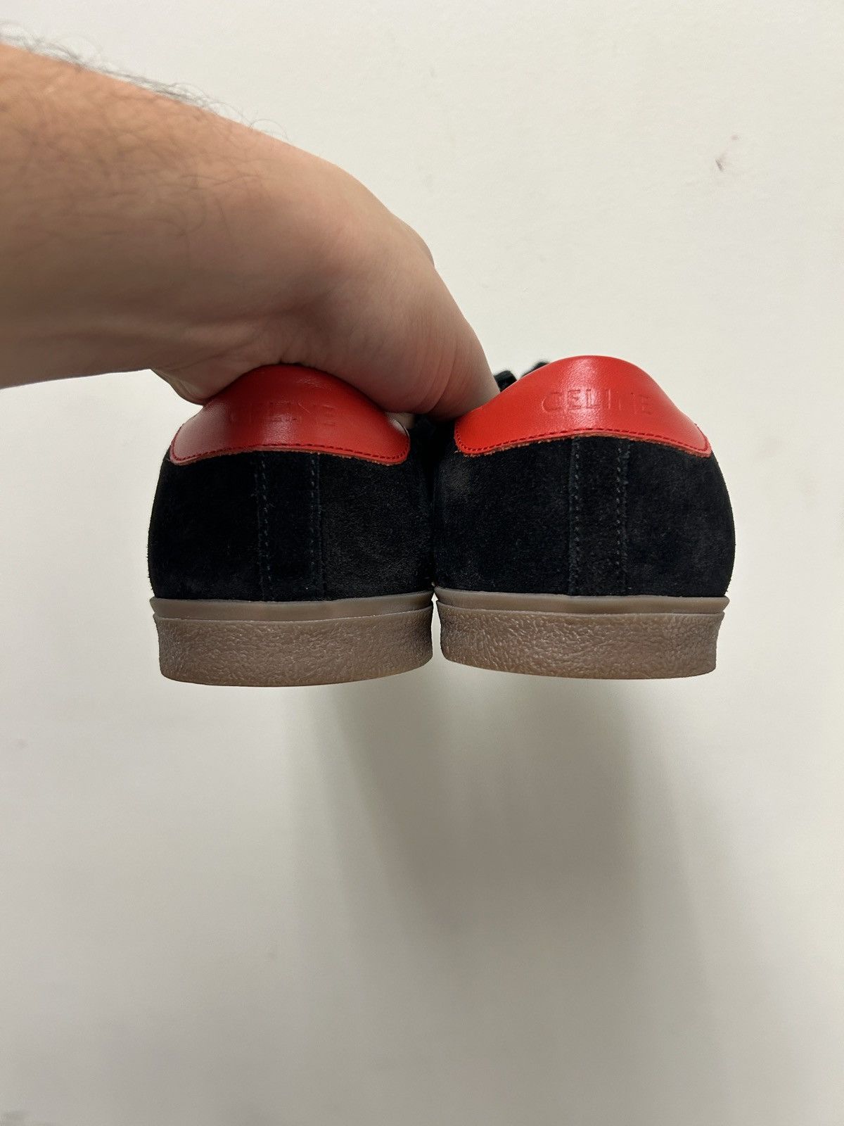 Celine WB! HEDI SLIMANE Triomphe Suede Sneakers Size US 9 / EU 42 - 5 Thumbnail