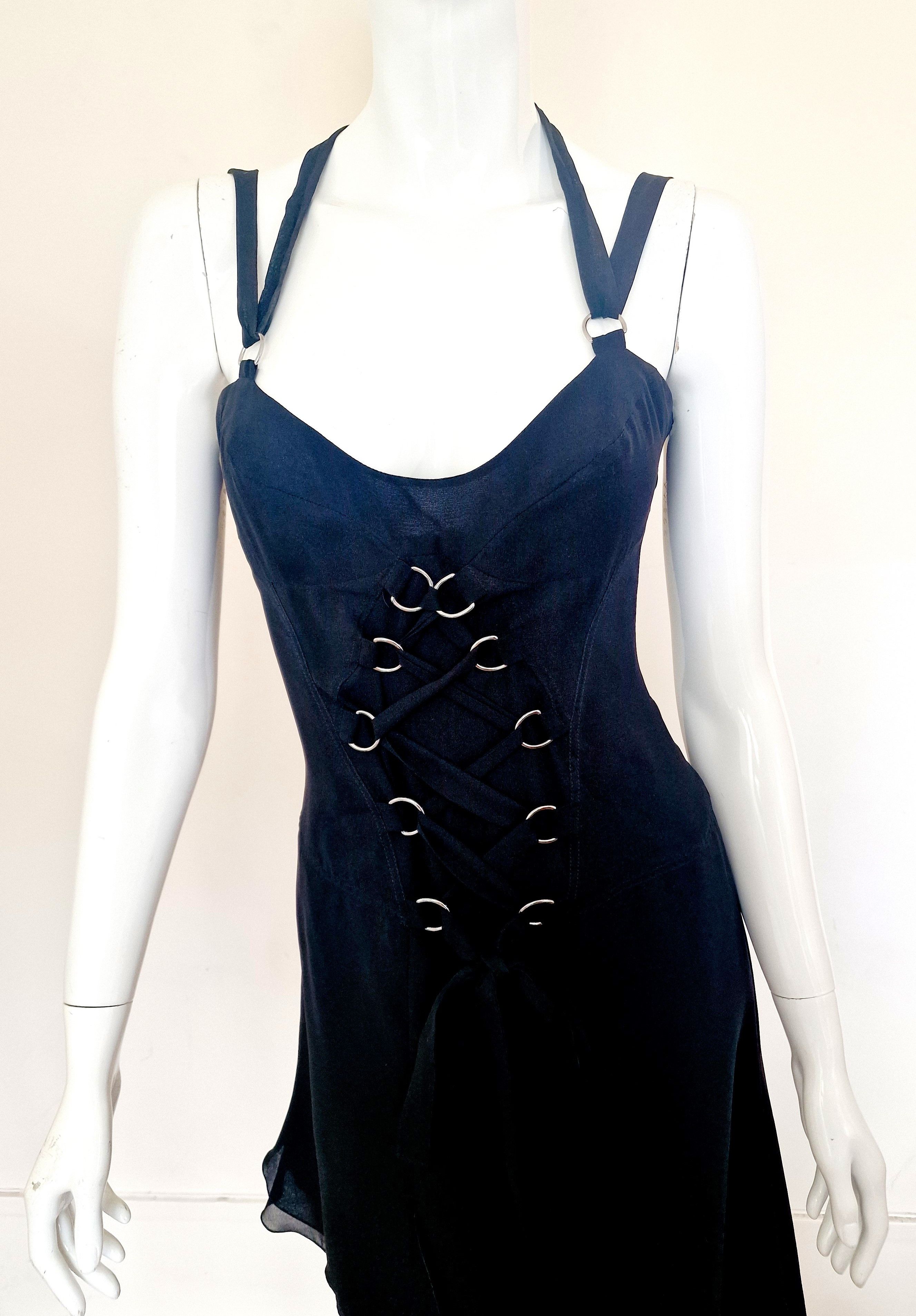 Versace Versace Bondage Bustier Corset Lace Up S&M Dress Size M / US 6-8 / IT 42-44 - 3 Thumbnail