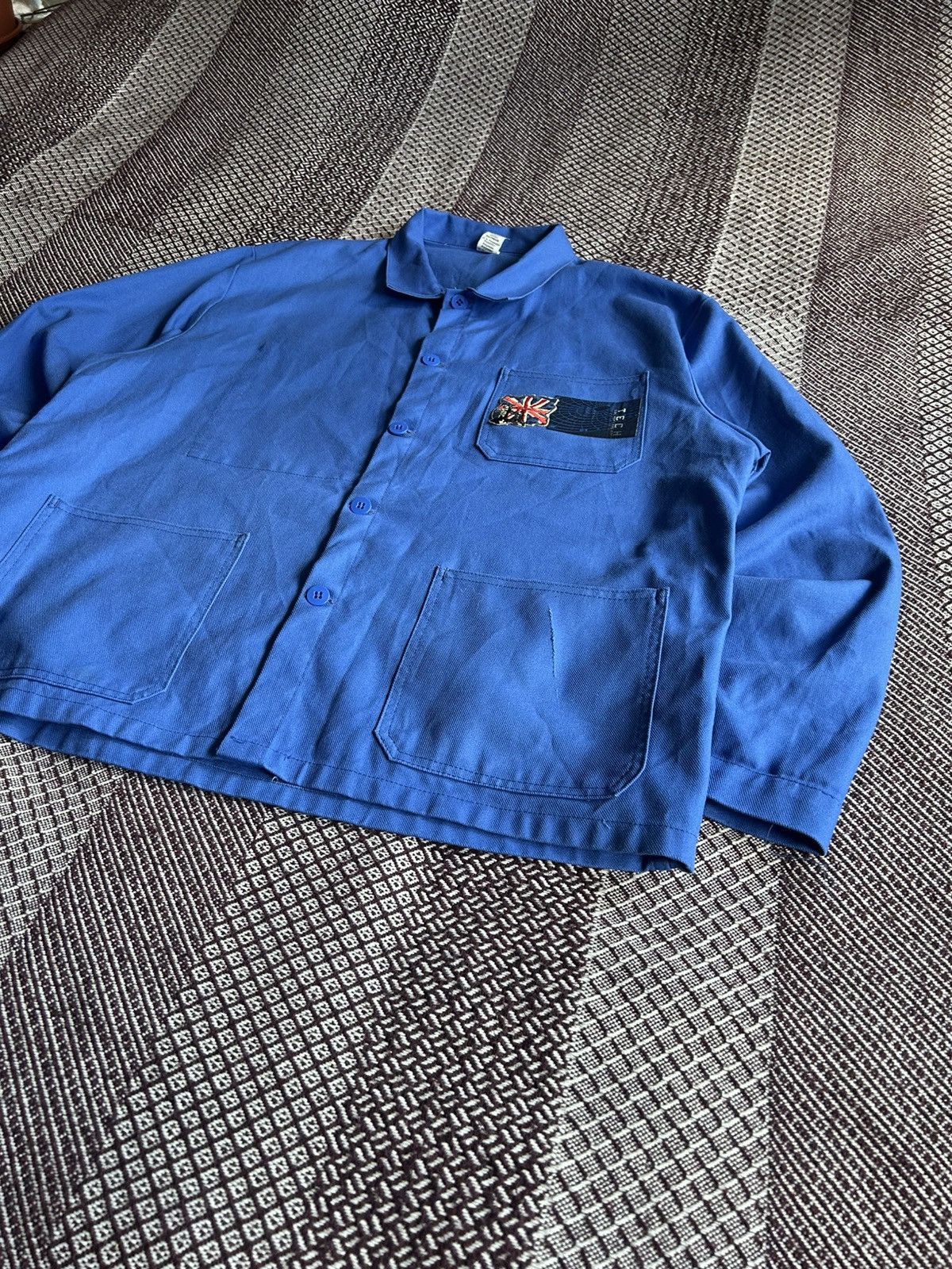 Vintage Vintage Workers Jacket Distressed 80-90s Streetwear Style Size US L / EU 52-54 / 3 - 3 Thumbnail