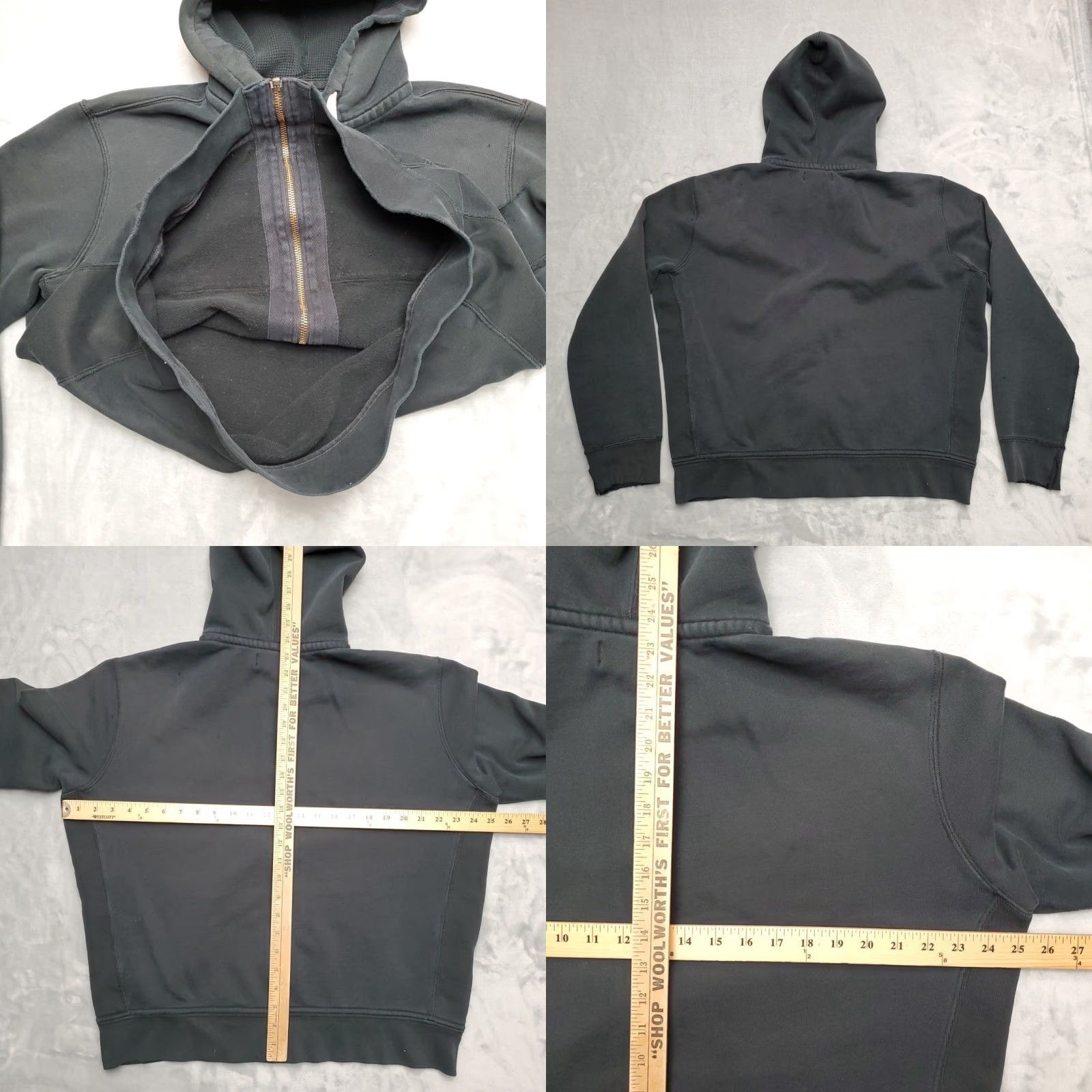 Polo Ralph Lauren Polo Ralph Lauren Hoodie Mens XL Black Full Zip Red Pony Logo Distressed Size US XL / EU 56 / 4 - 8 Thumbnail