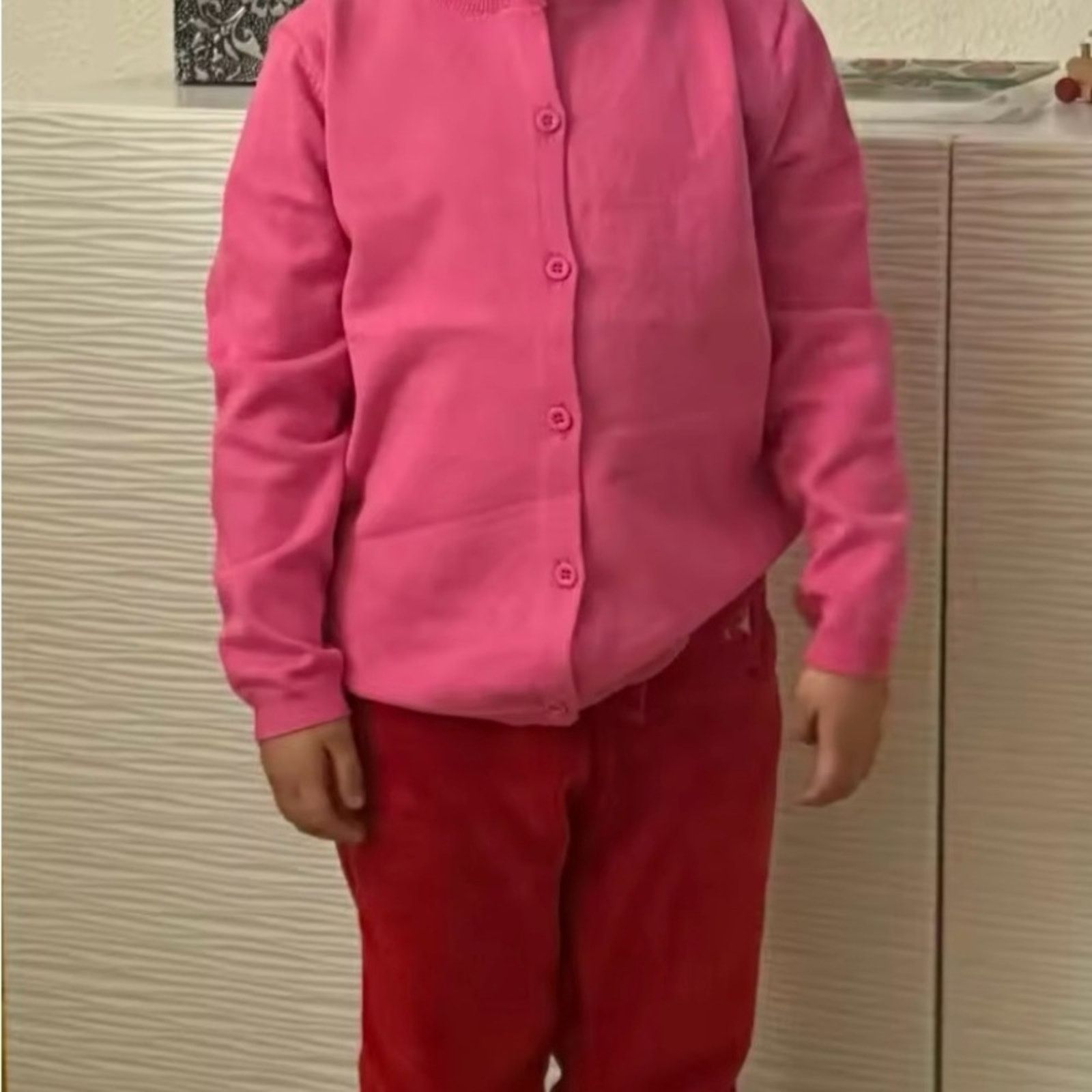 Other Girls Cardigan Pink Sweater Toddler size 3T 4T 5T 6T Size US M / EU 48-50 / 2 - 5 Thumbnail