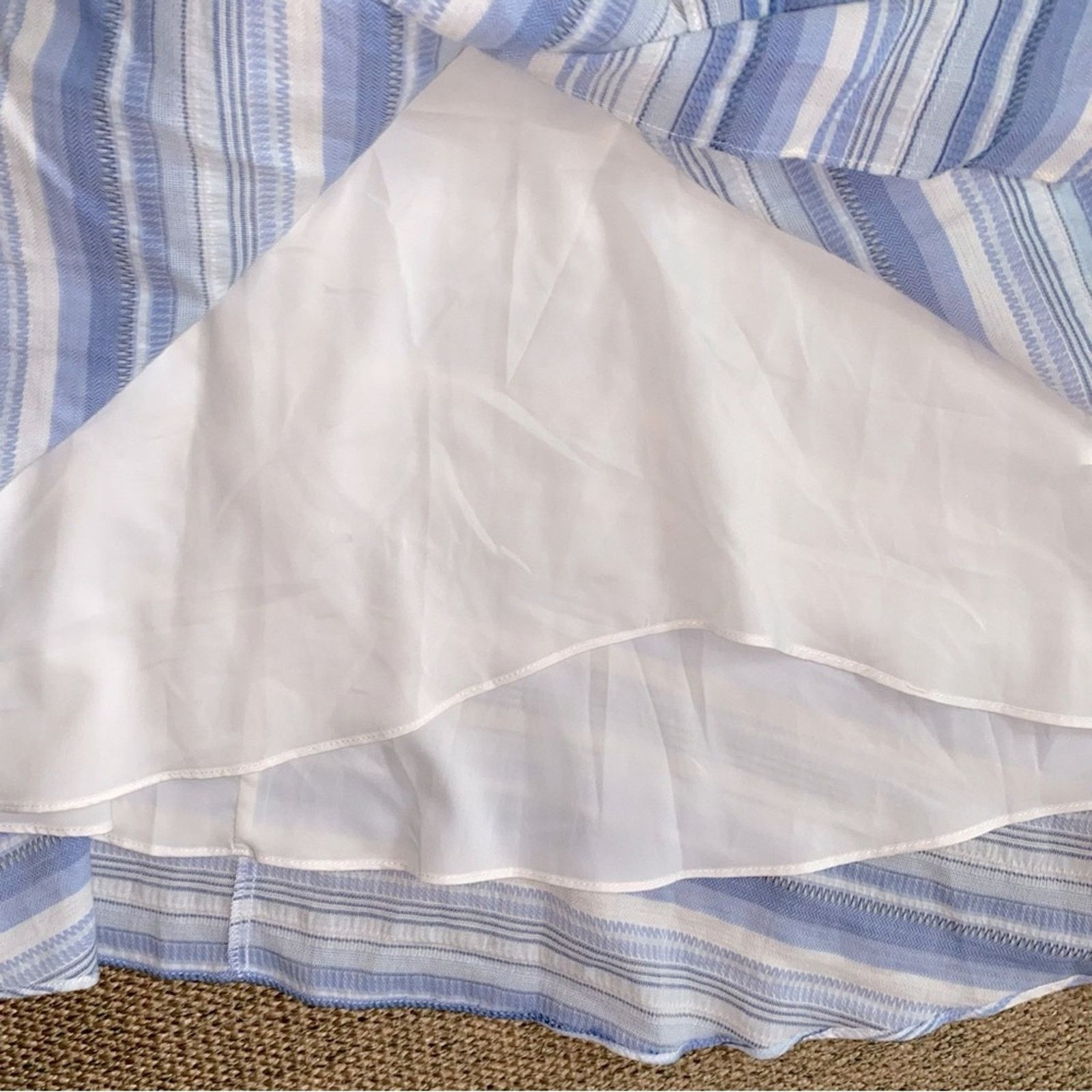 Amanda Uprichard Amanda Uprichard $245 Vineyard Striped Mini Dress MED EUC Size M / US 6-8 / IT 42-44 - 11 Thumbnail