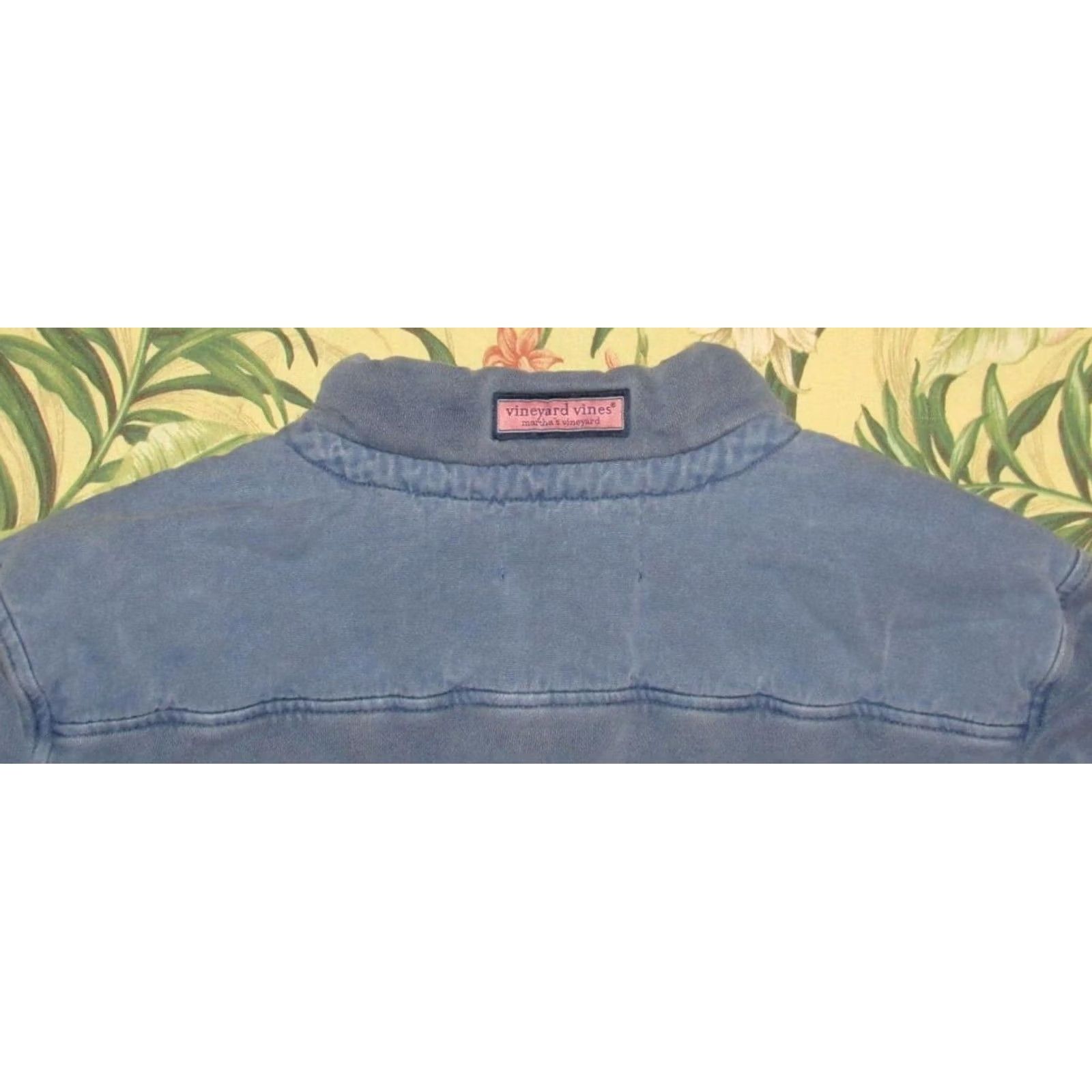 Vineyard Vines VINEYARD VINES Ocean Blue 1/4 Zip Cotton Shep Sweater Medium Size US M / EU 48-50 / 2 - 3 Thumbnail