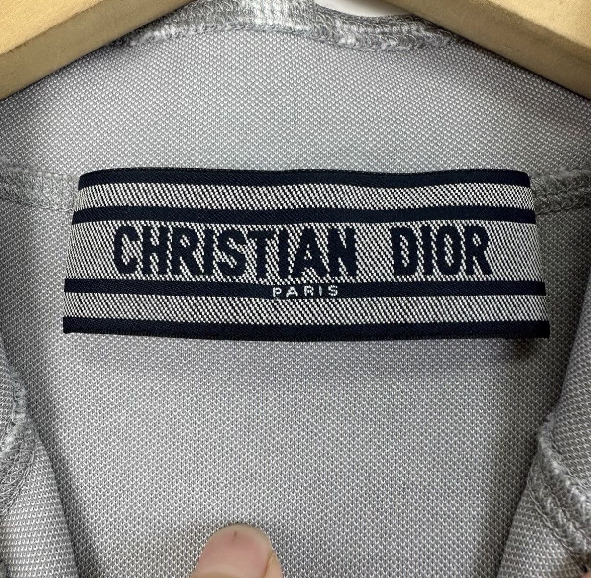 Dior Dior Gray Oblique Logo High Neck Sleeveless Waist Dress K12 Size XXS / US 00 / IT 34 - 3 Thumbnail