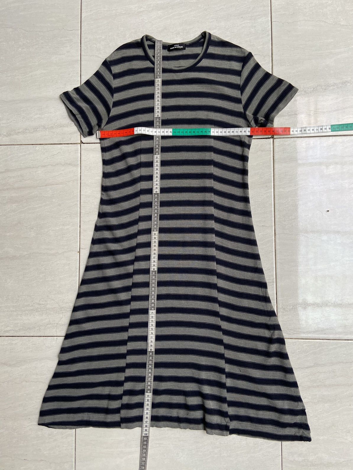 Tricot Comme des Garcons TRICOT COMME Des GARCONS Striped Knit Dress Size XS / US 0-2 / IT 36-38 - 7 Thumbnail