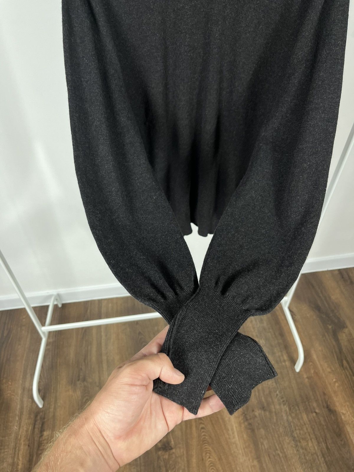 Other Manrico Cashmere Dark Grey Crewneck Sweater Made in Italy Size US XL / EU 56 / 4 - 9 Thumbnail