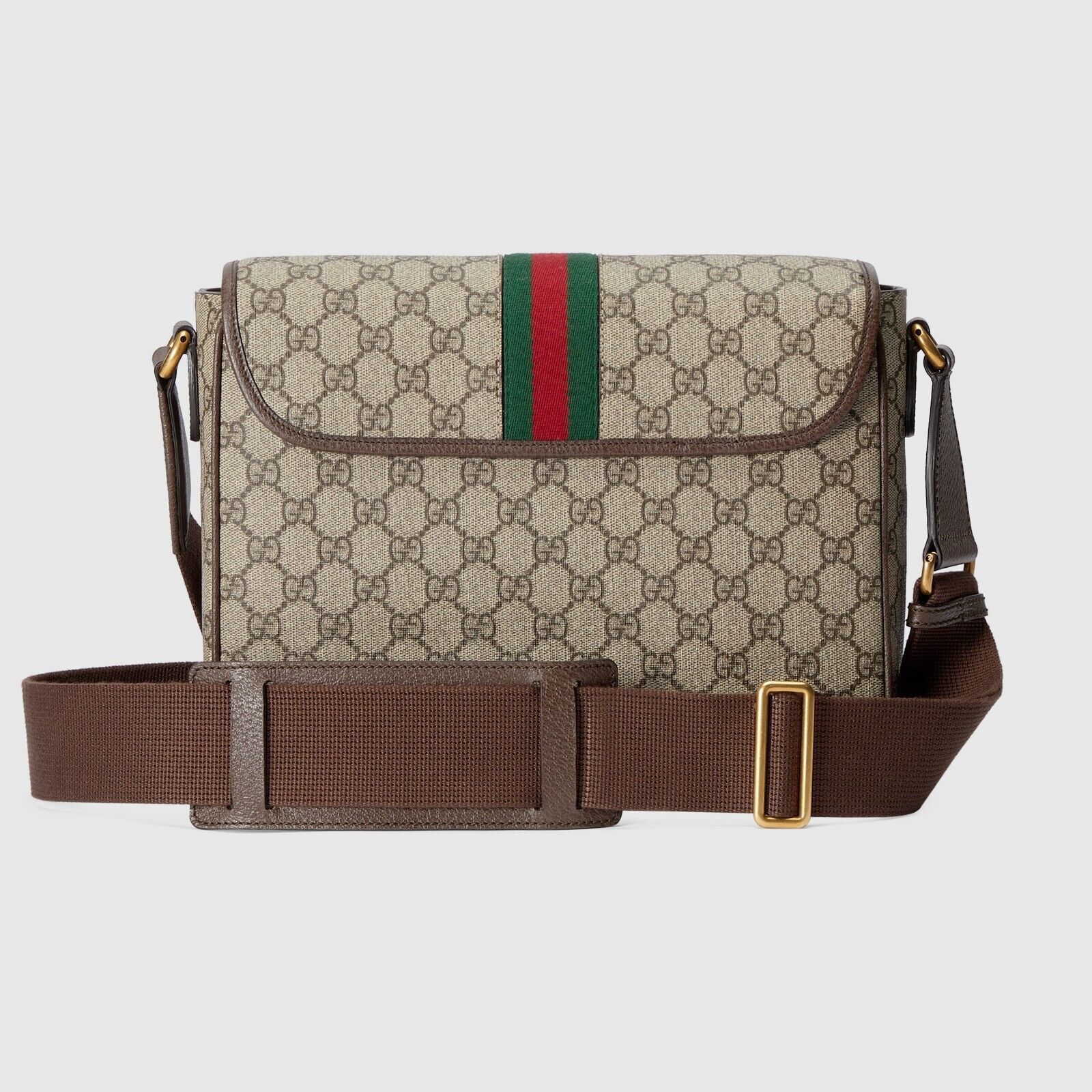 Gucci GUCCI Ophidia Medium Beige/Ebony GG Canvas Messenger Size ONE SIZE - 4 Thumbnail