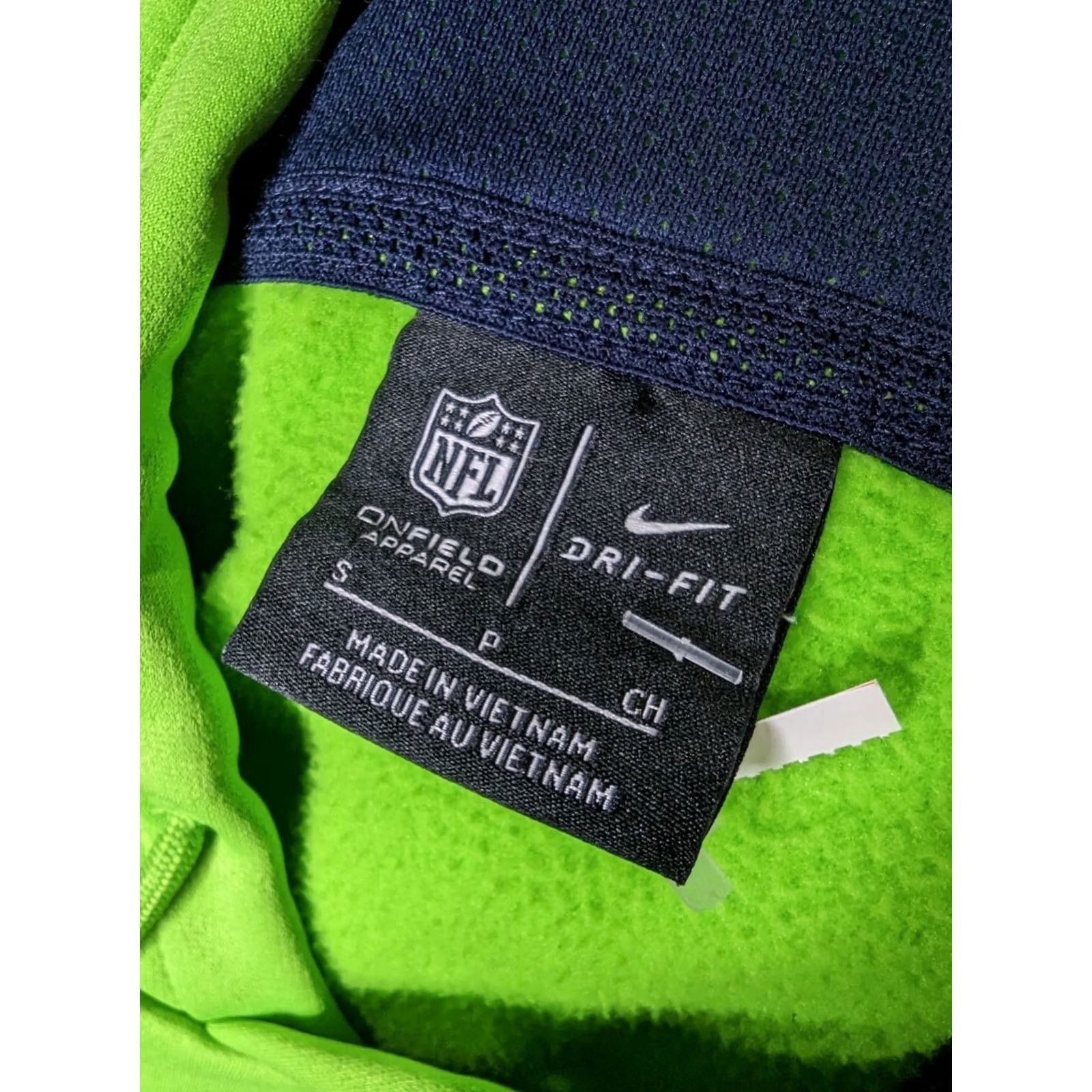 Nike Nike Hoodie Adult Small Green Seattle Seahawks Dri-Fit On-Field Sideline NFL Football SweatShirt Mens Size US S / EU 44-46 / 1 - 8 Thumbnail