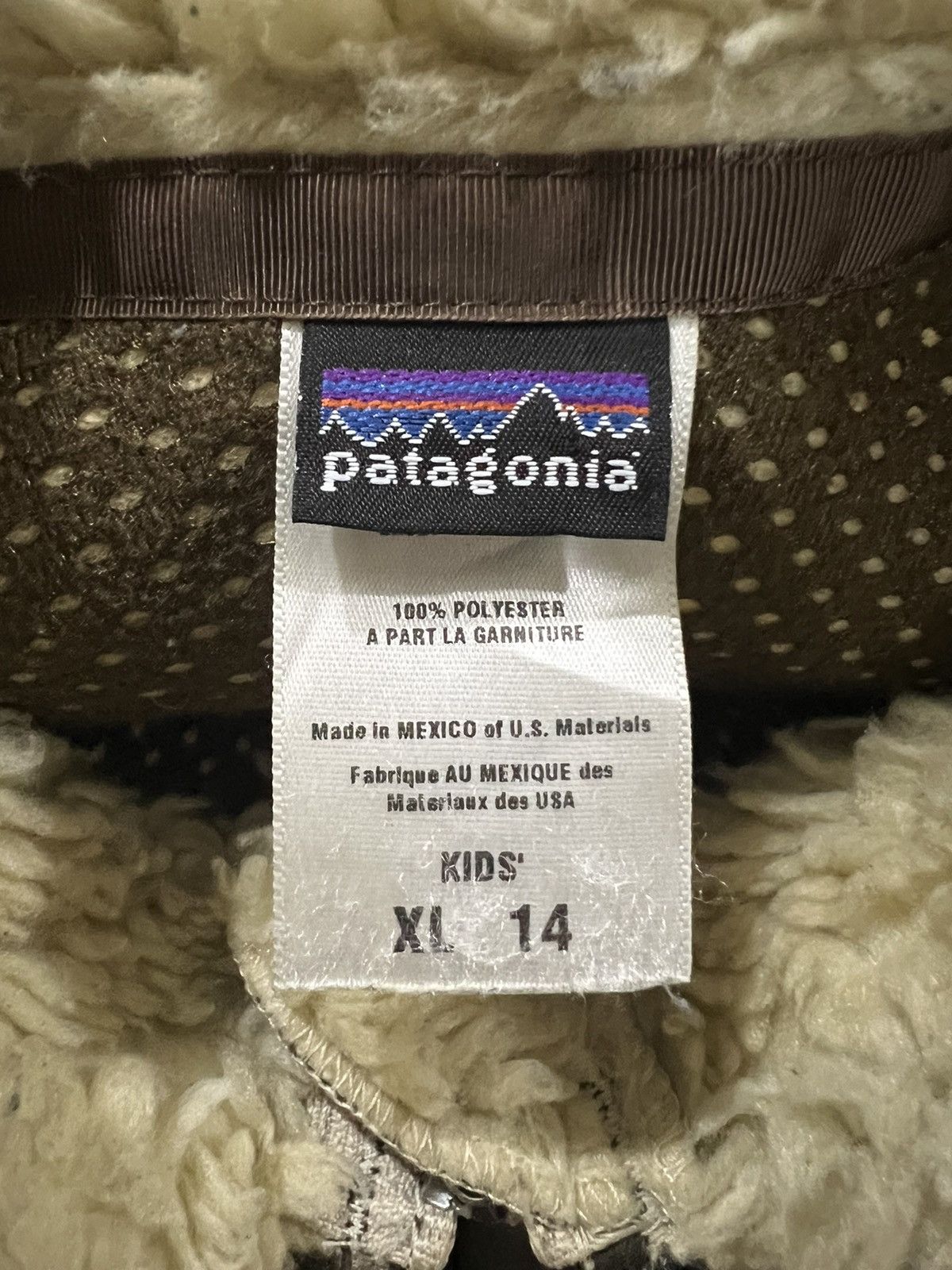Patagonia × Vintage Vintage Patagonia Iconic Retro X Deep Pile BOA Fleece Jacket Size US XS / EU 42 / 0 - 7 Thumbnail