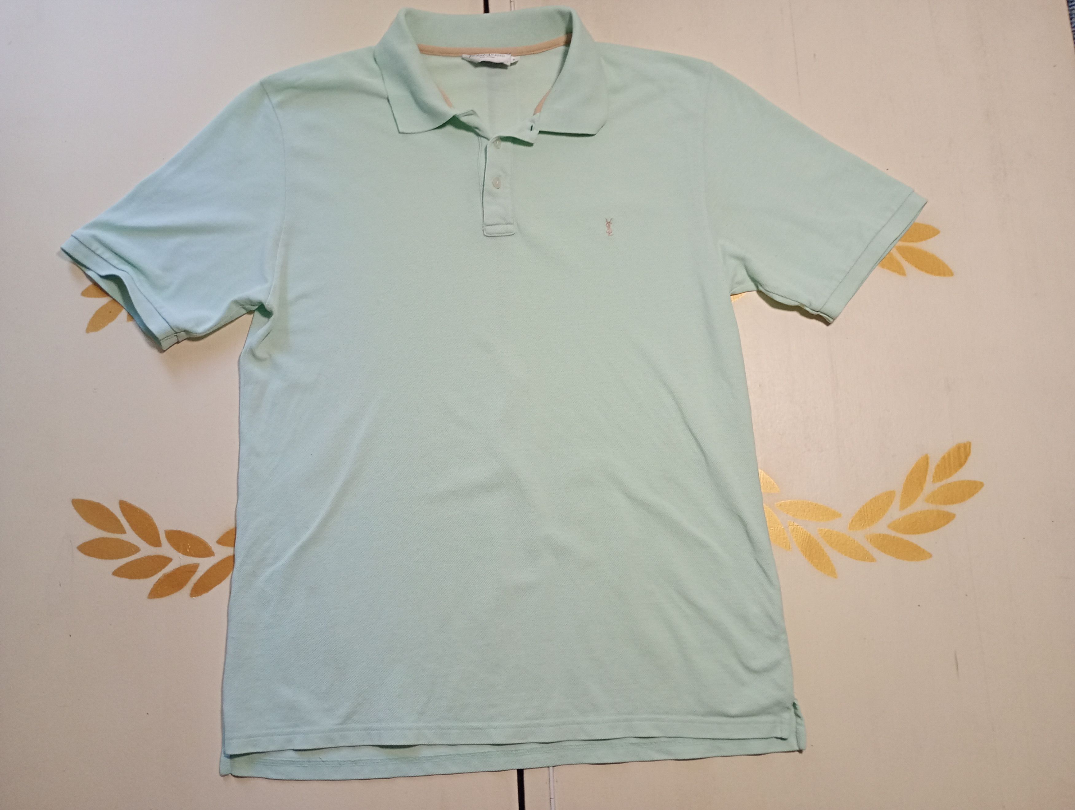 Yves Saint Laurent YSL Pour Homme Polo Shirt Vintage Size US XL / EU 56 / 4 - 2 Thumbnail