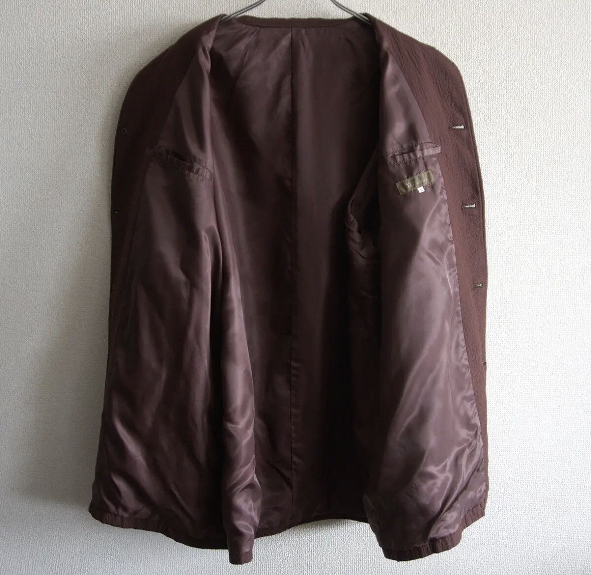 Yohji Yamamoto Yohji Yamamoto 1990s Oversized Silk-Wool Blend Coat Size US L / EU 52-54 / 3 - 3 Thumbnail