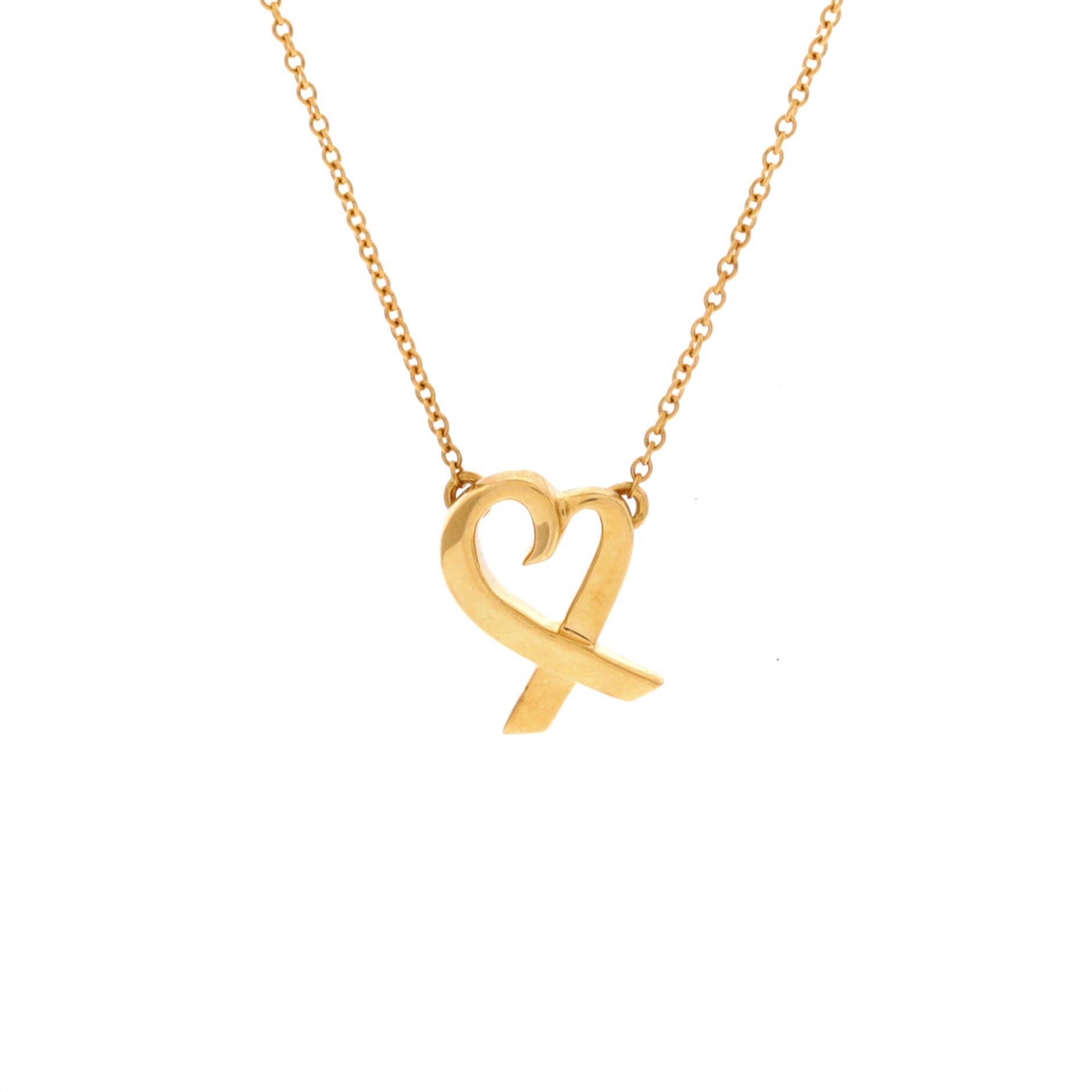 Tiffany & Co. Paloma Picasso Loving Heart Pendant Necklace Size ONE SIZE - 1 Thumbnail