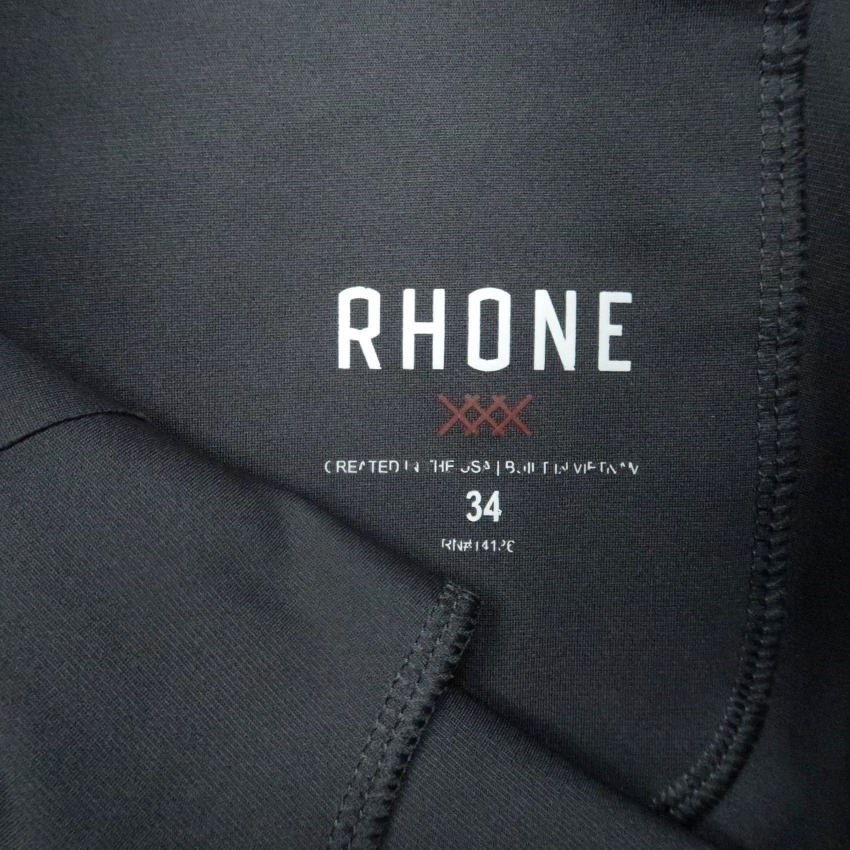 Rhone Rhone Pants Mens 34x32 Gray Commuter Stretch Zip Pocket Straight Stretch Size US 34 / EU 50 - 4 Thumbnail