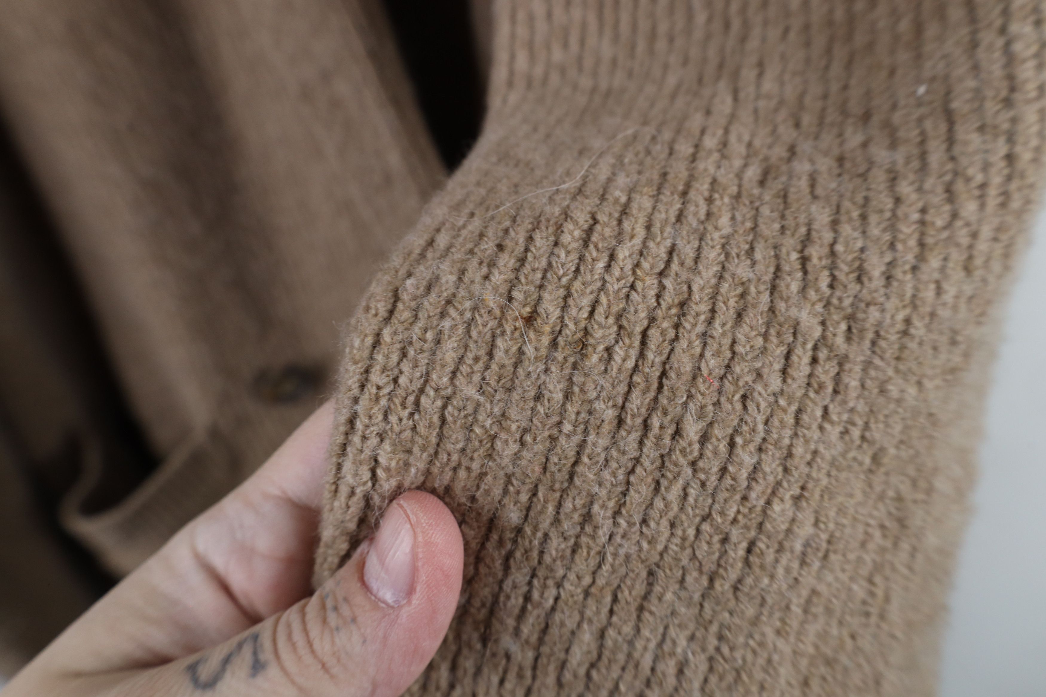J.Crew × Vintage J Crew Wool Knit Double Breasted Cardigan Sweater Jacket Size L / US 10 / IT 46 - 7 Thumbnail
