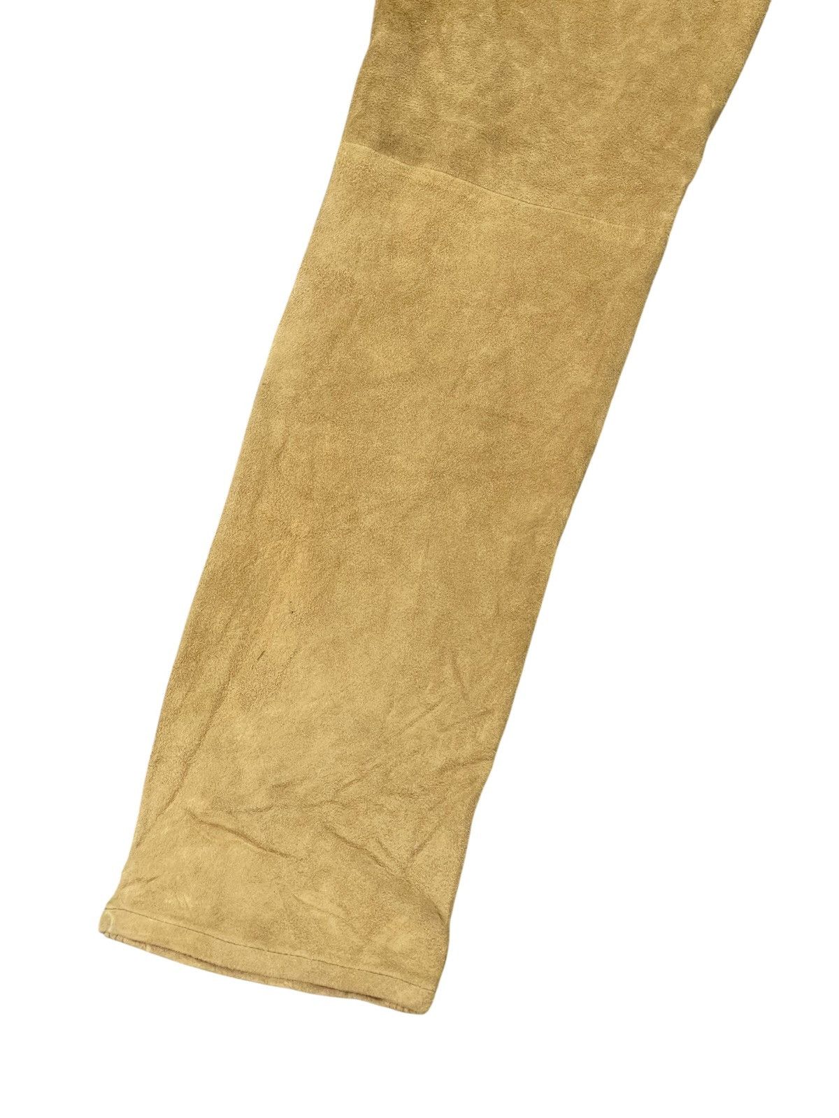 United Arrows NWT Full Goatskin Suede B&Y United Arrows Overalls Slim 2🟦4 Size US 33 - 2 Thumbnail
